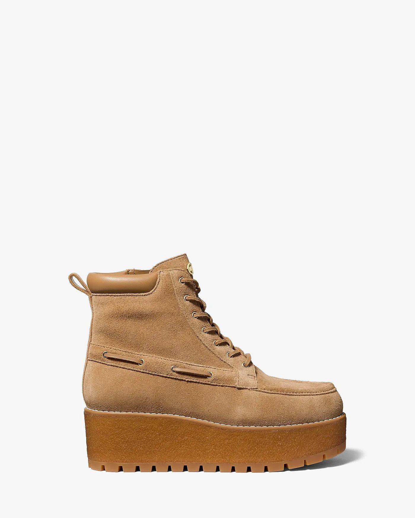 Замшевые ботинки на платформе — 2