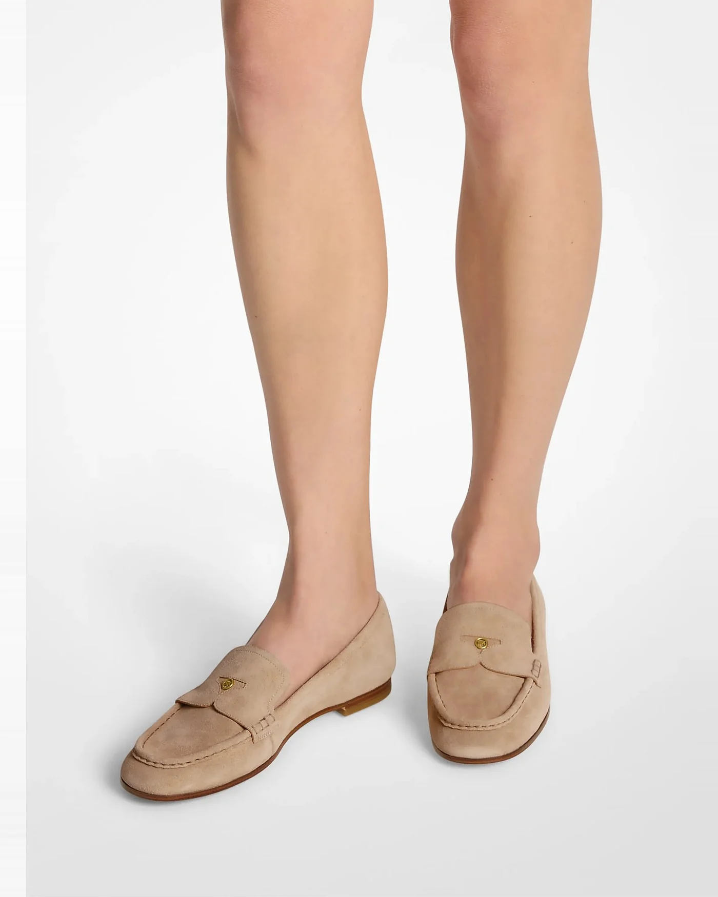 Michael Kors Jennings — замшевые лоферы с логотипом-подвеской — 4