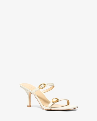 Кожаные босоножки Michael Kors Kya на каблуке