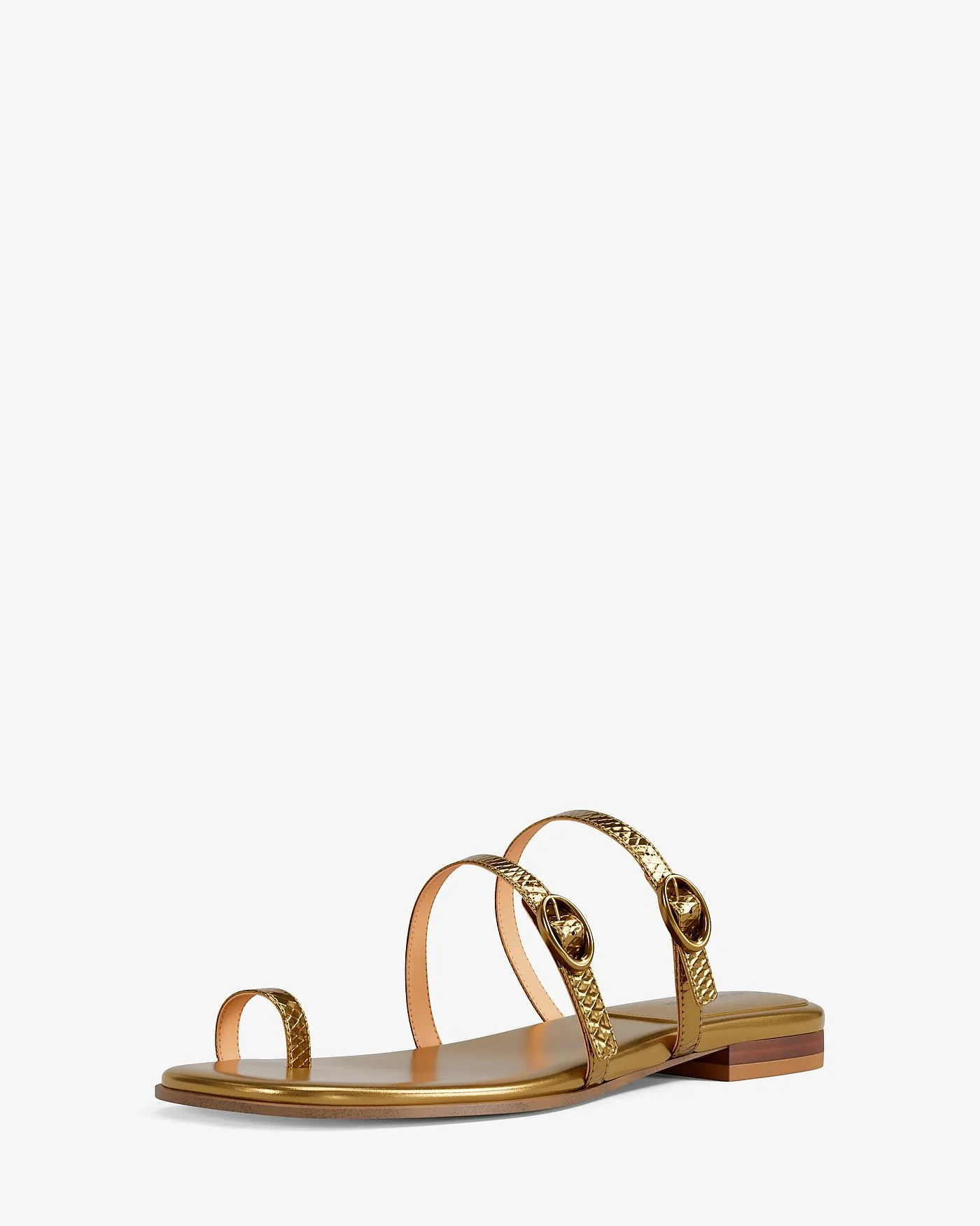 Босоножки Michael Kors Kya с тиснением под змею — 7