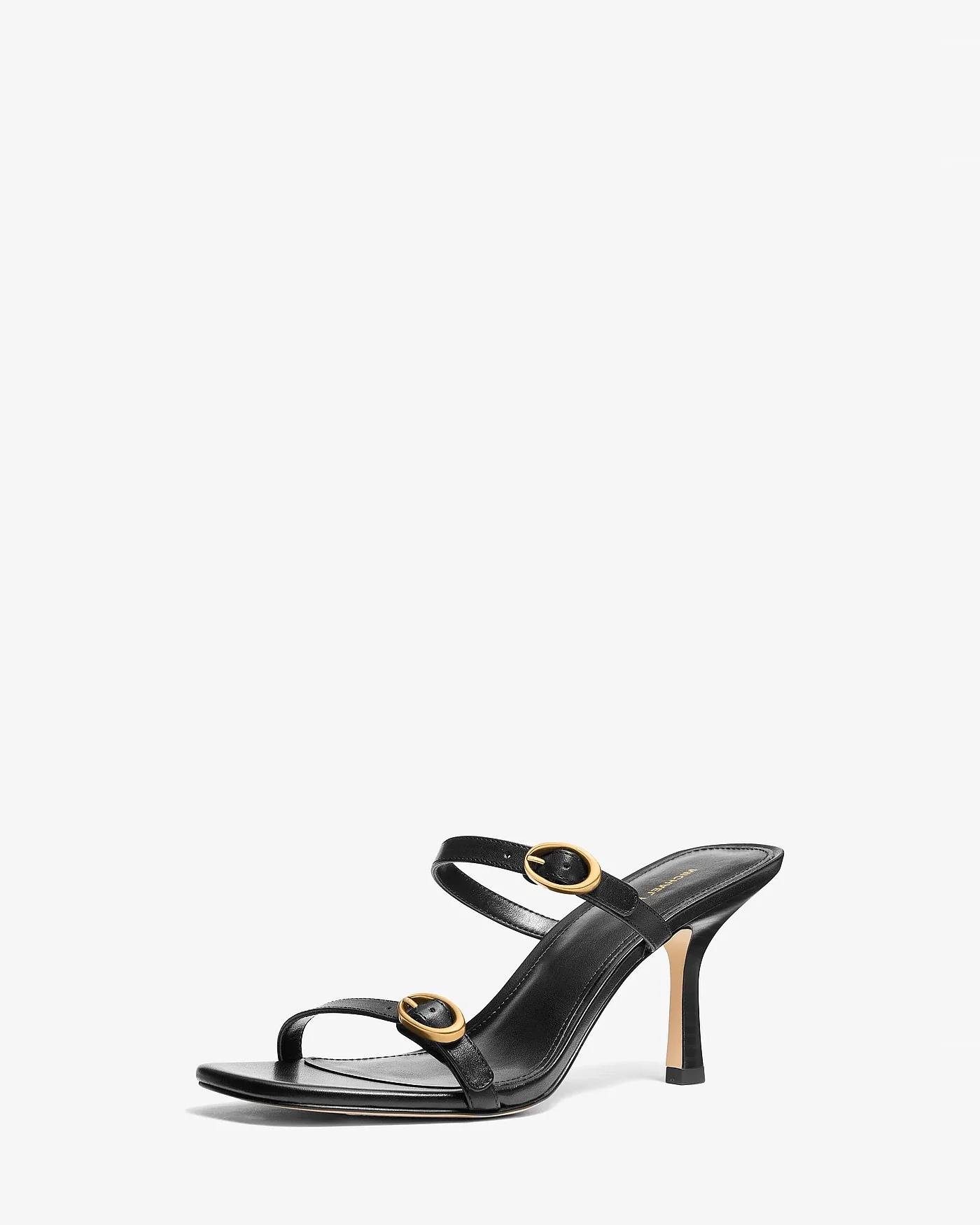 Michael Kors Kya — кожаные босоножки на каблуке-столбике — 4