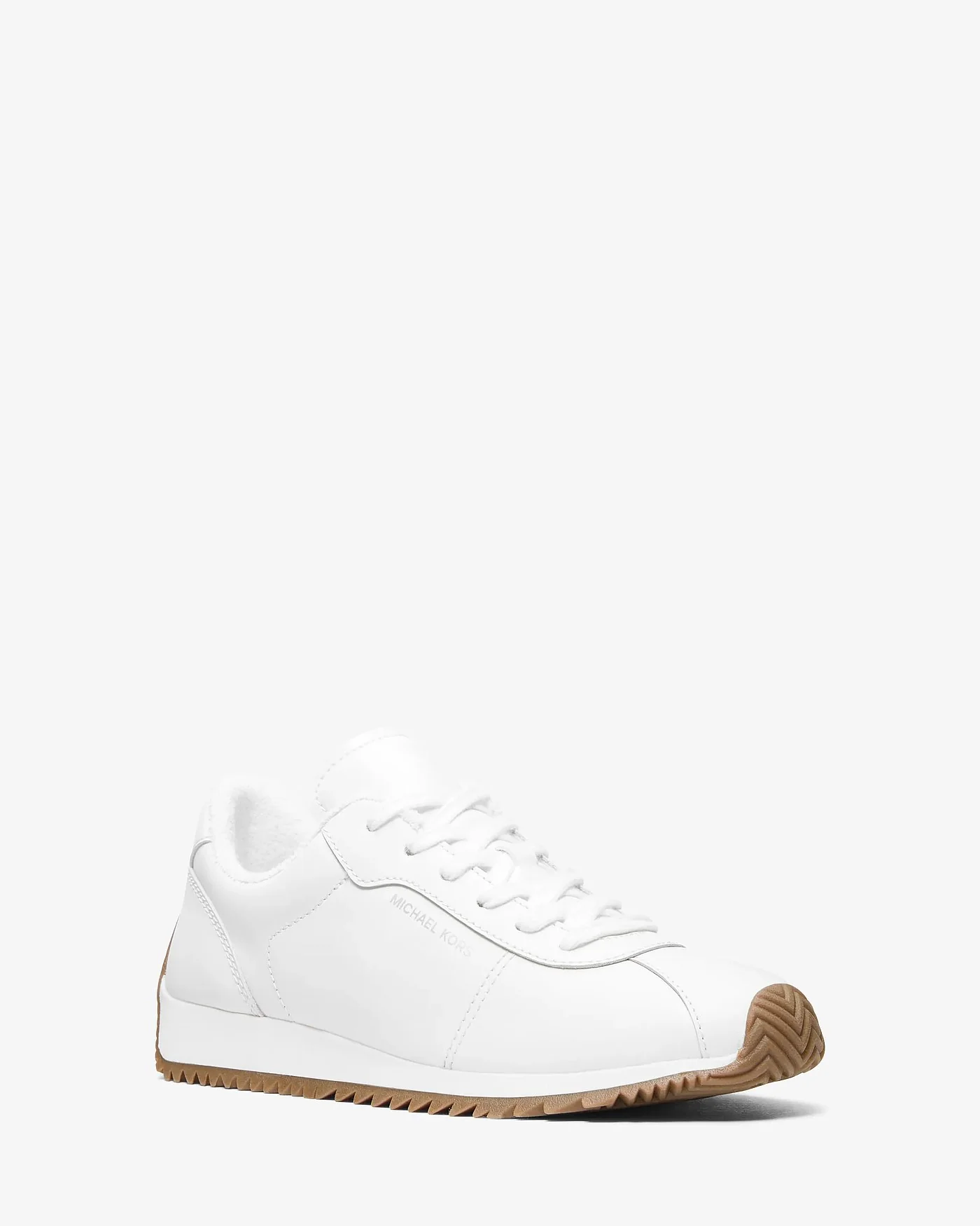 Michael Kors Rhodes — белые кожаные кроссовки в ретро-стиле — 1