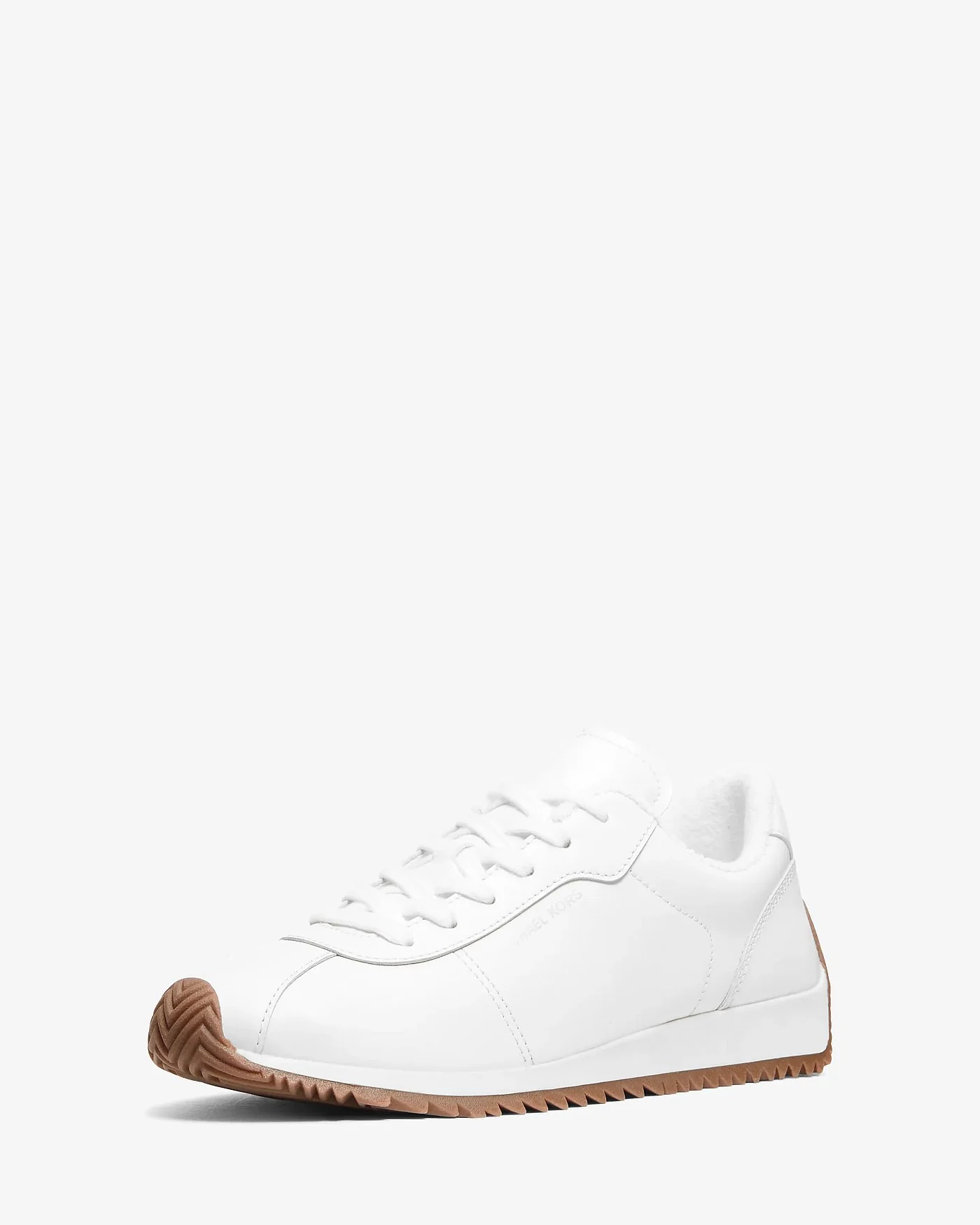 Michael Kors Rhodes — белые кожаные кроссовки в ретро-стиле — 4