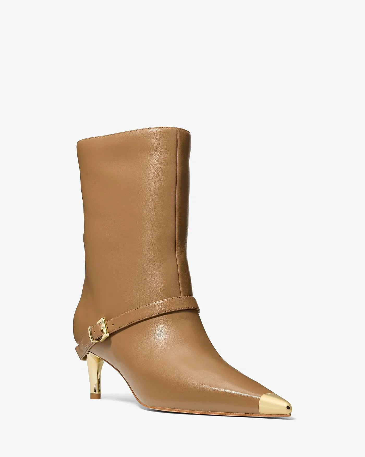 Кожаные ботинки Michael Kors Kasia с пряжкой — 1