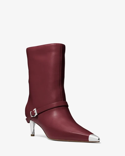 Кожаные ботинки Michael Kors Kasia с пряжкой