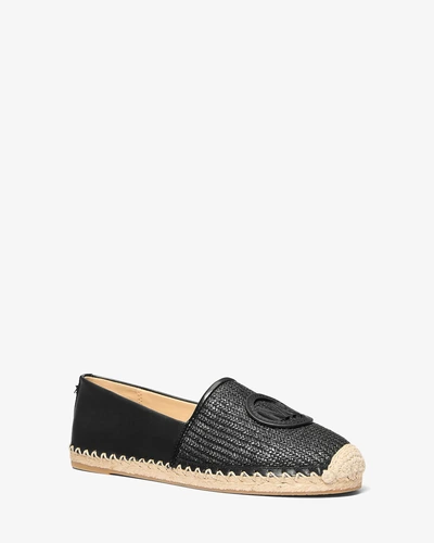 Michael Kors Kenzie черные комбинированные эспадрильи