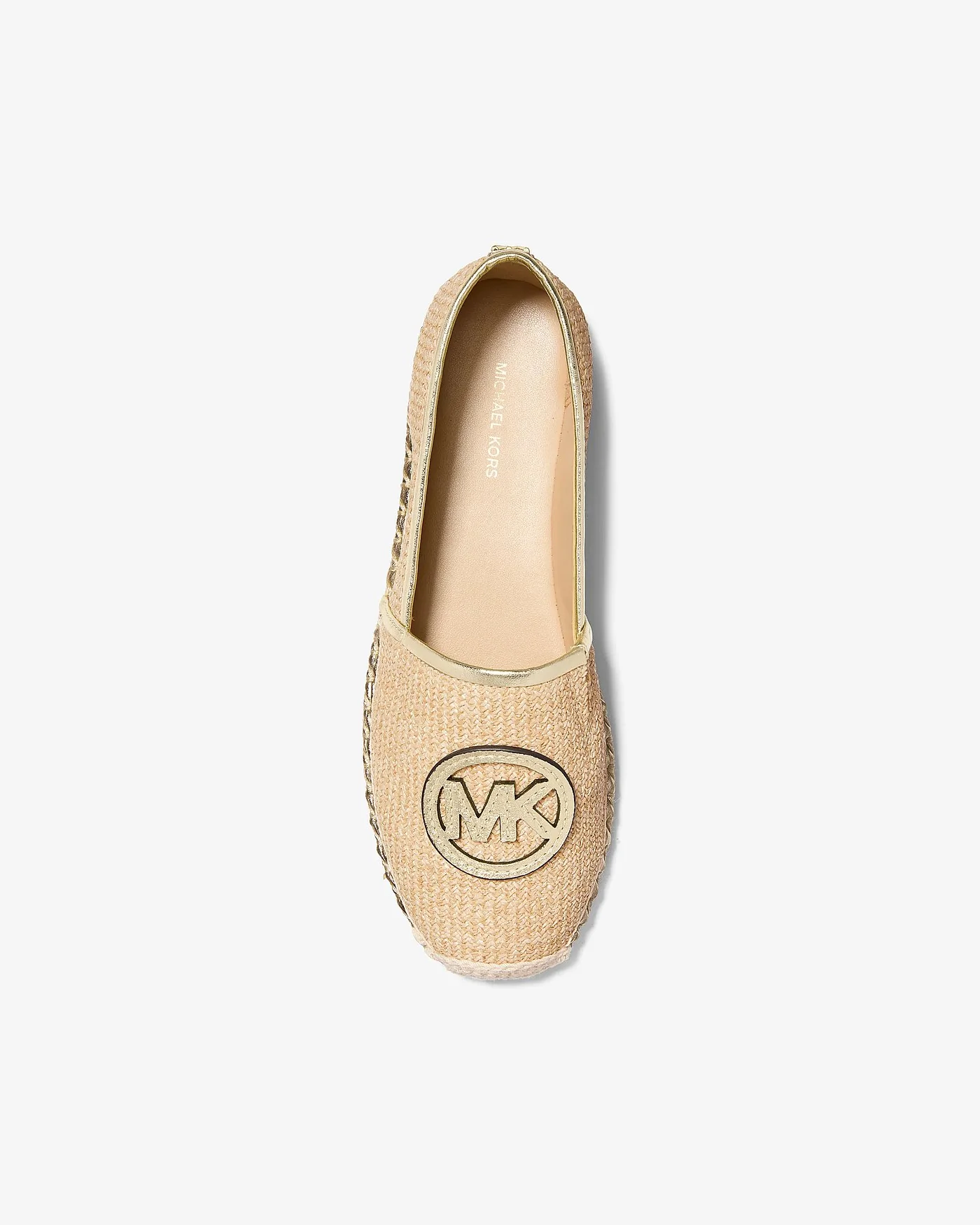 Michael Kors Kenzie бежевые плетеные эспадрильи — 3