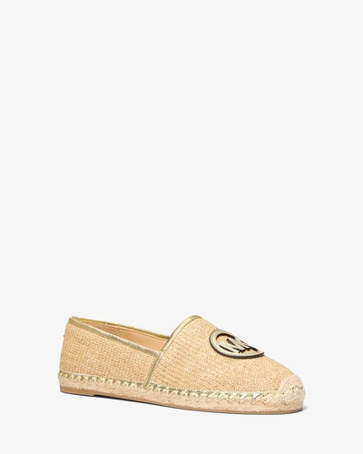 Michael Kors Kenzie бежевые плетеные эспадрильи