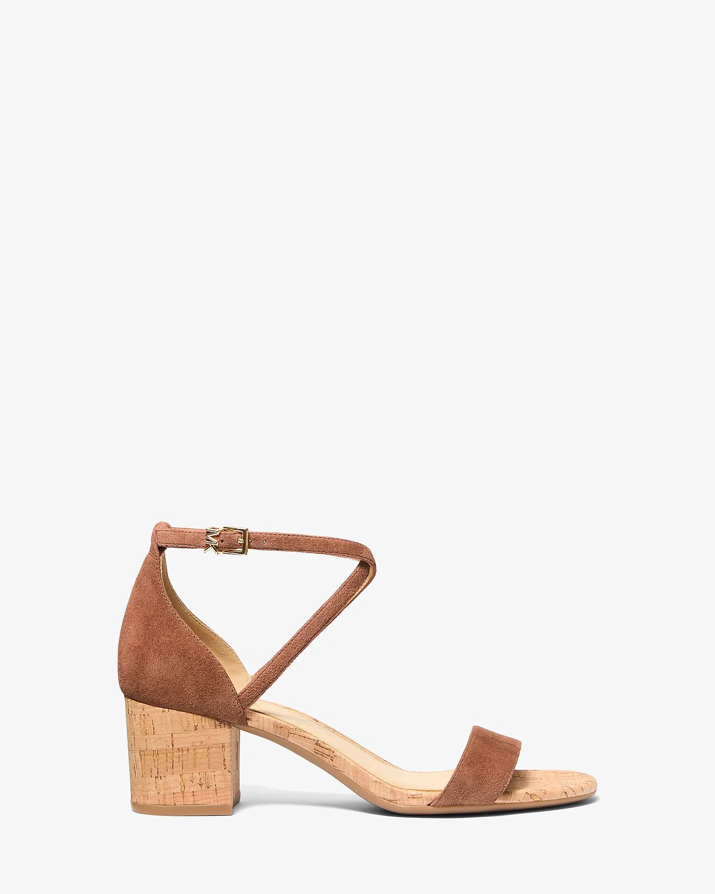 Michael Kors Serena коричневые замшевые босоножки — 2