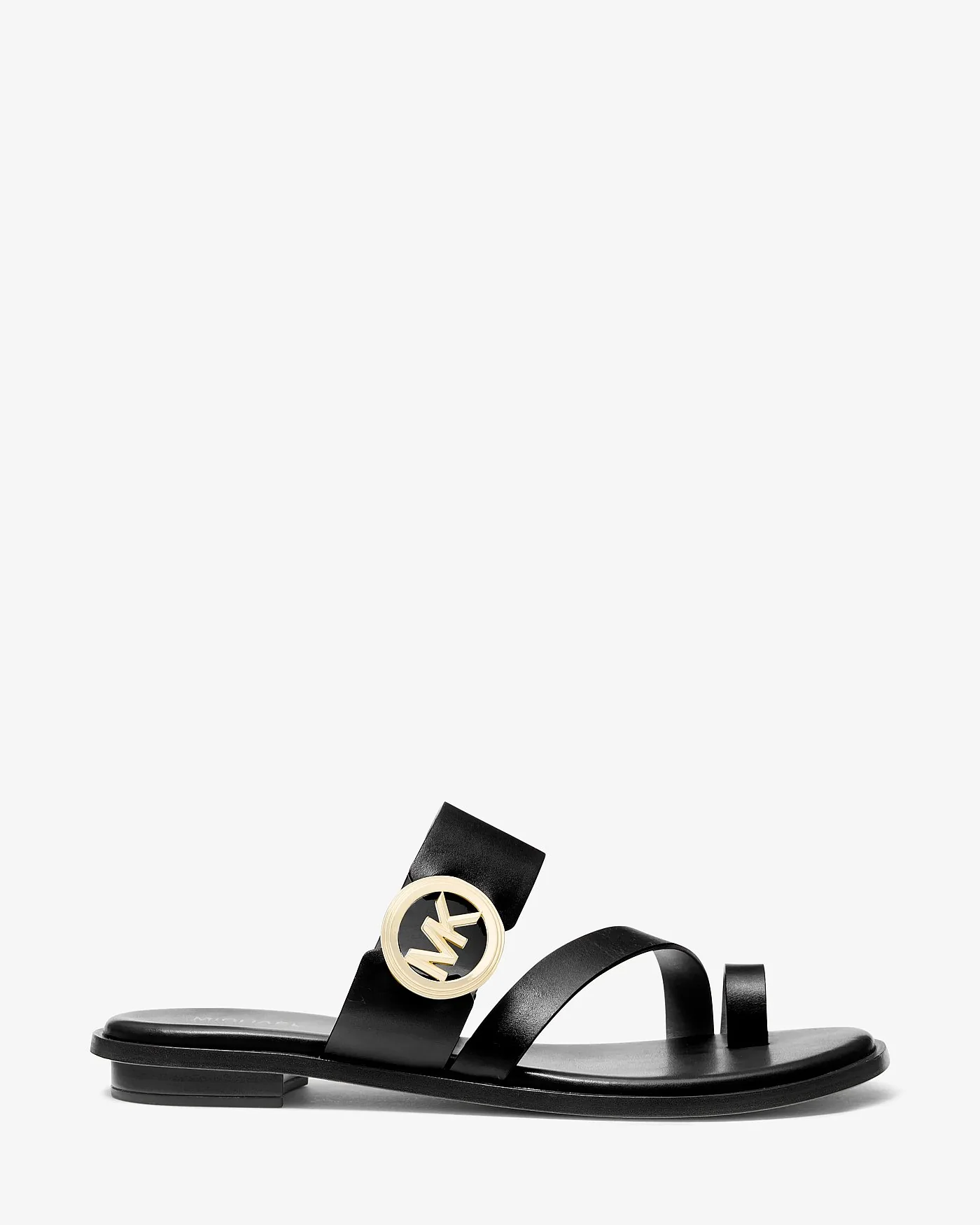 Кожаные сандалии Michael Kors Vera с логотипом-подвеской — 2