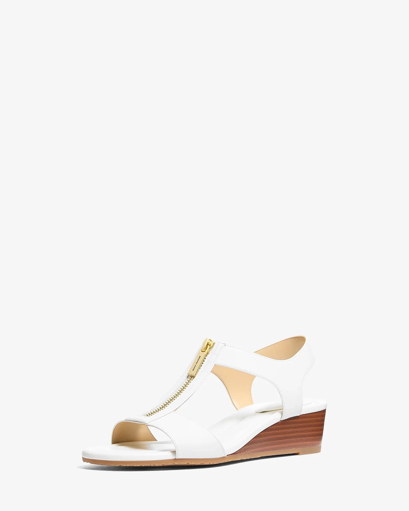 Кожаные босоножки Michael Kors Berkley на танкетке — 4