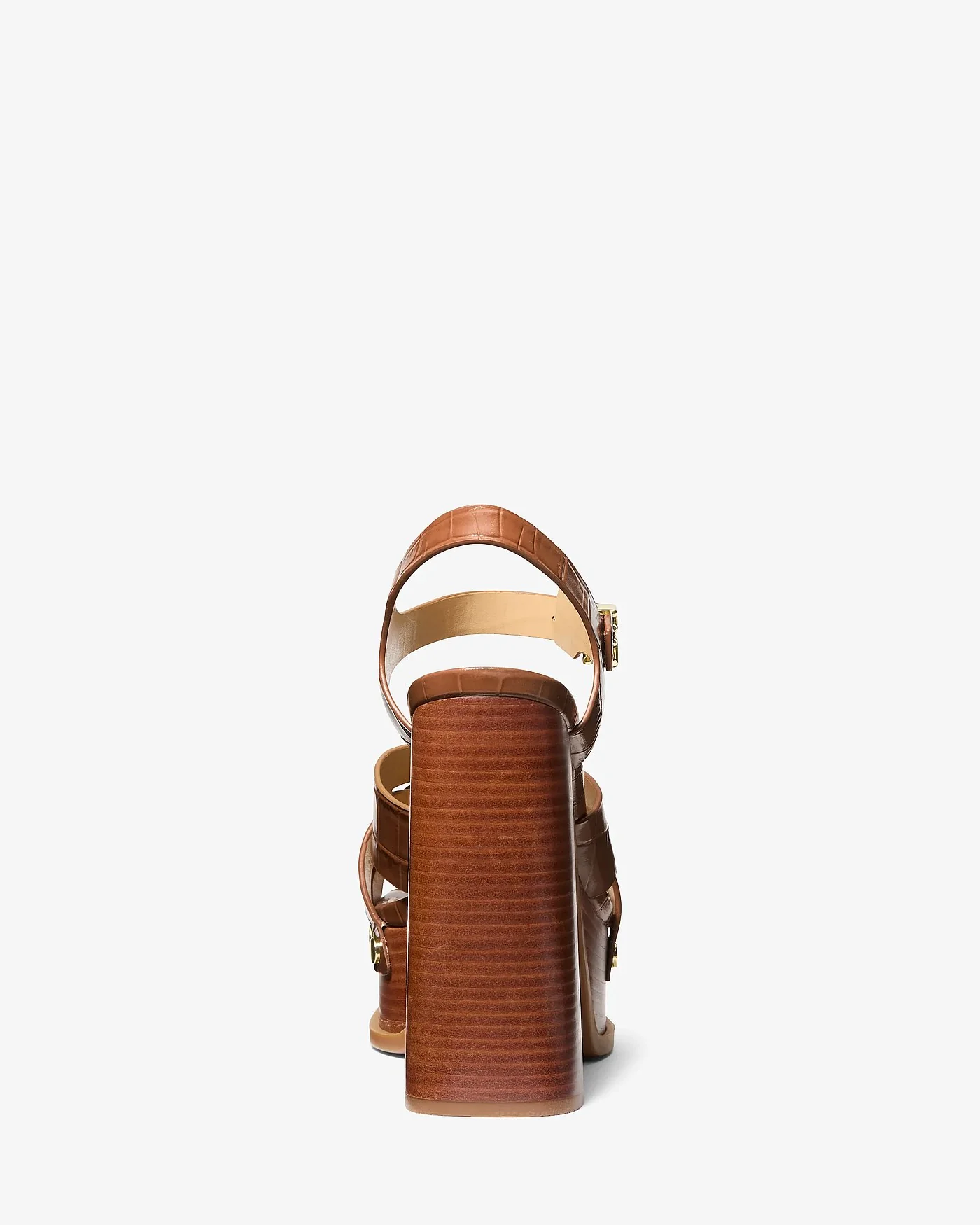 Michael Kors Nora коричневые босоножки на платформе — 3