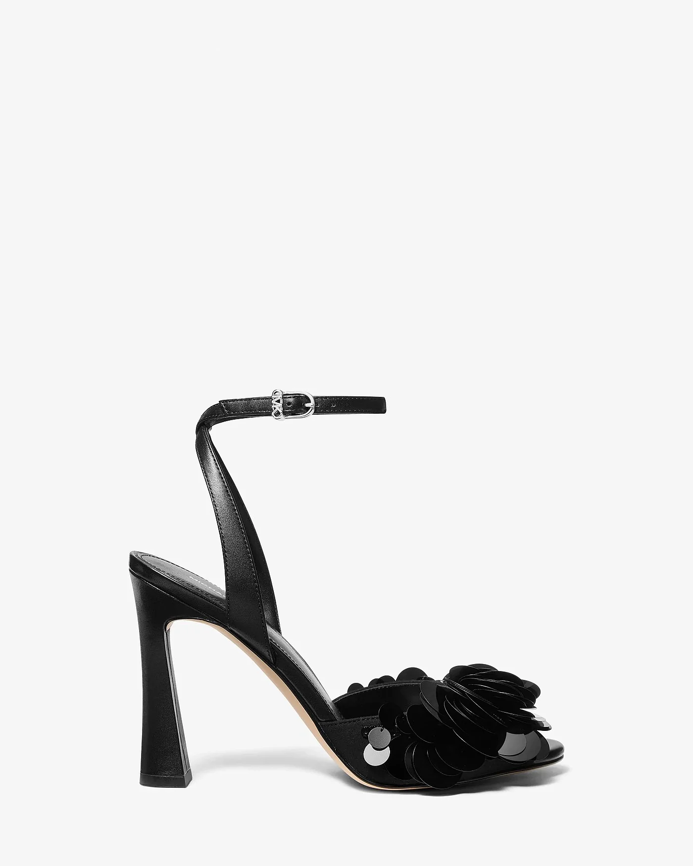 Michael Kors Loretta черные босоножки с пайетками — 2