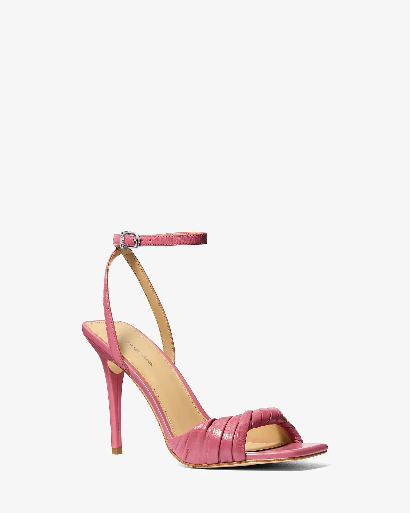 Кожаные босоножки Michael Kors Kiana на каблуке — 1