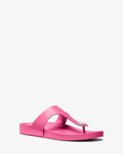 Michael Kors Lucinda — сандалии из полиуретана с ремешком между пальцами