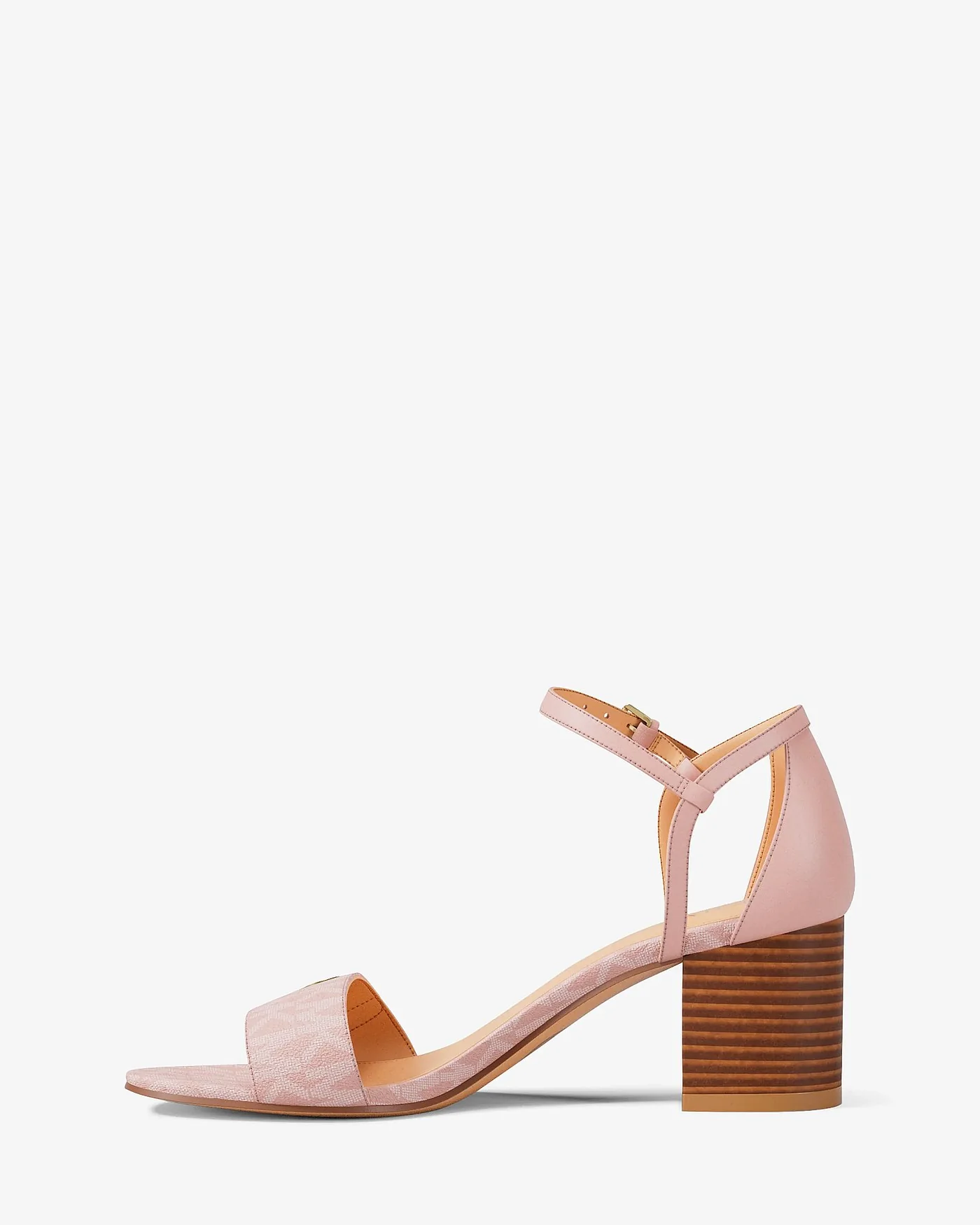 Босоножки на каблуке Michael Kors Hannah с фирменным лого — 3