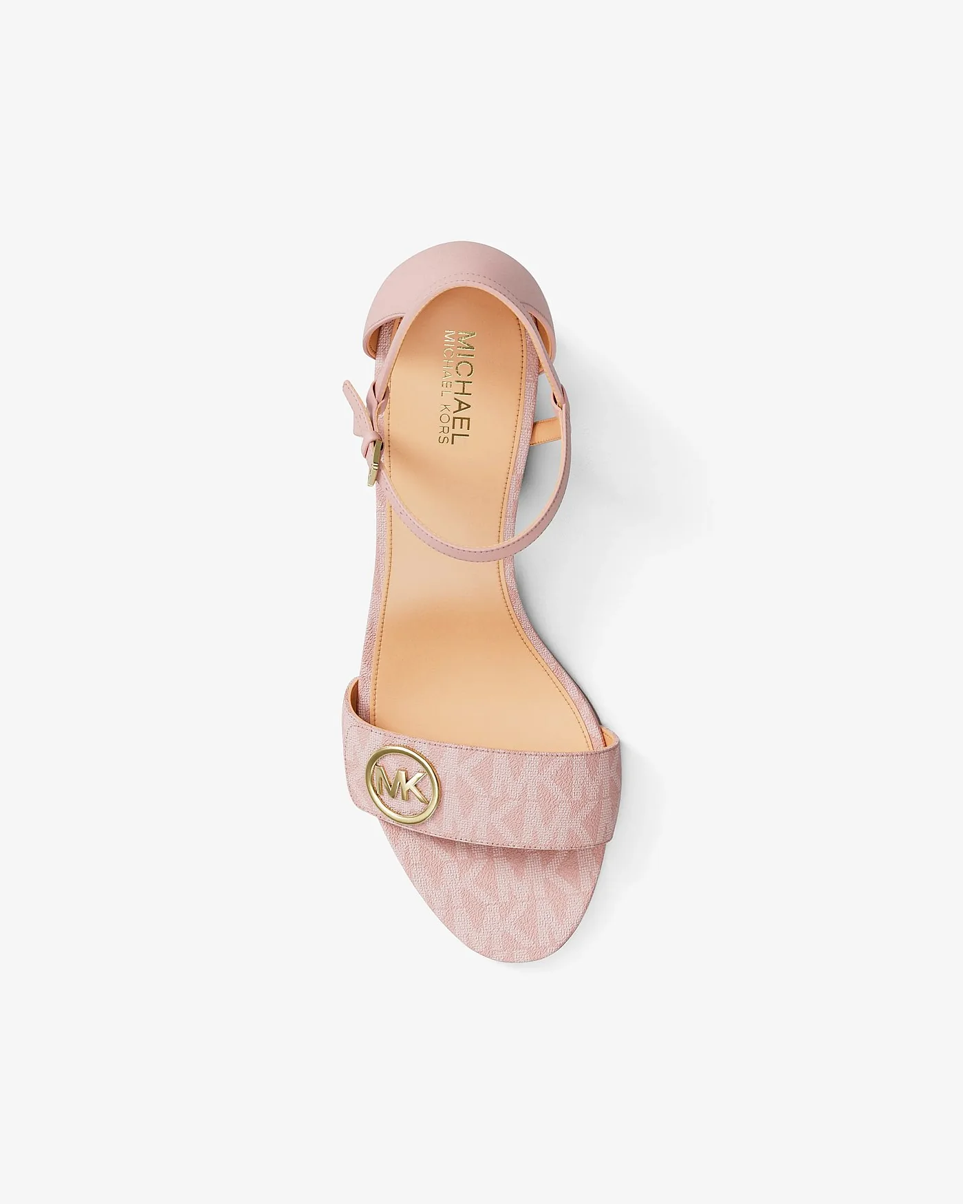 Босоножки на каблуке Michael Kors Hannah с фирменным лого — 5