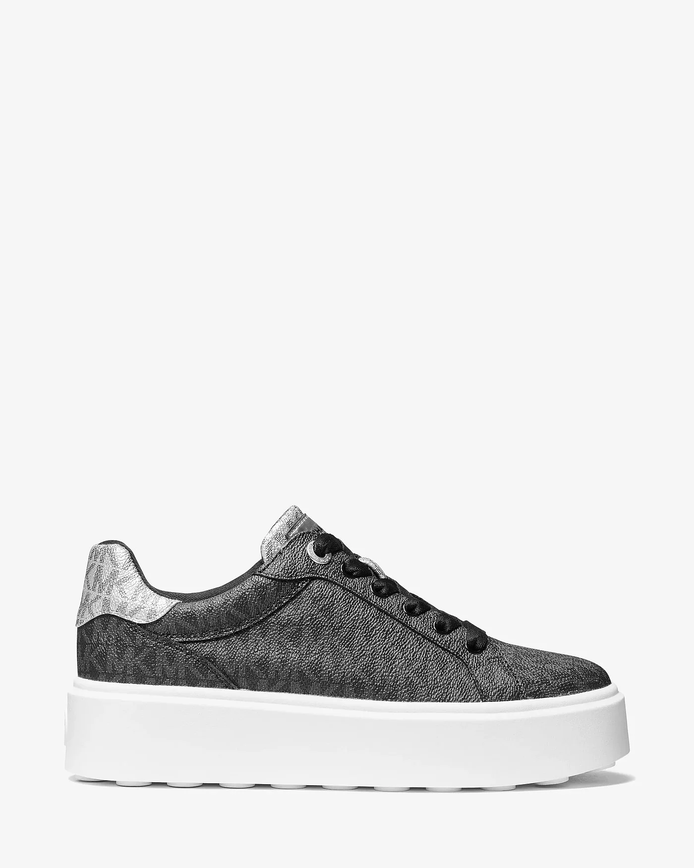 Кроссовки Michael Kors Romey металлик на платформе — 2