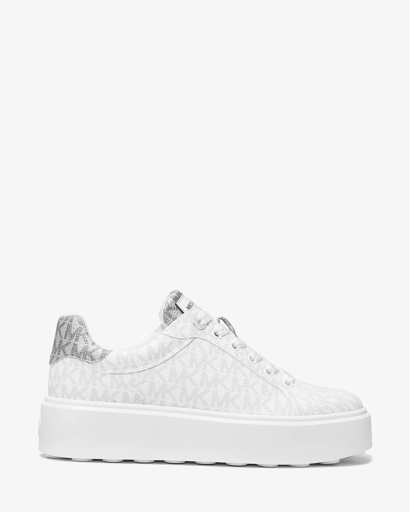 Кроссовки Michael Kors Romey металлик на платформе — 2