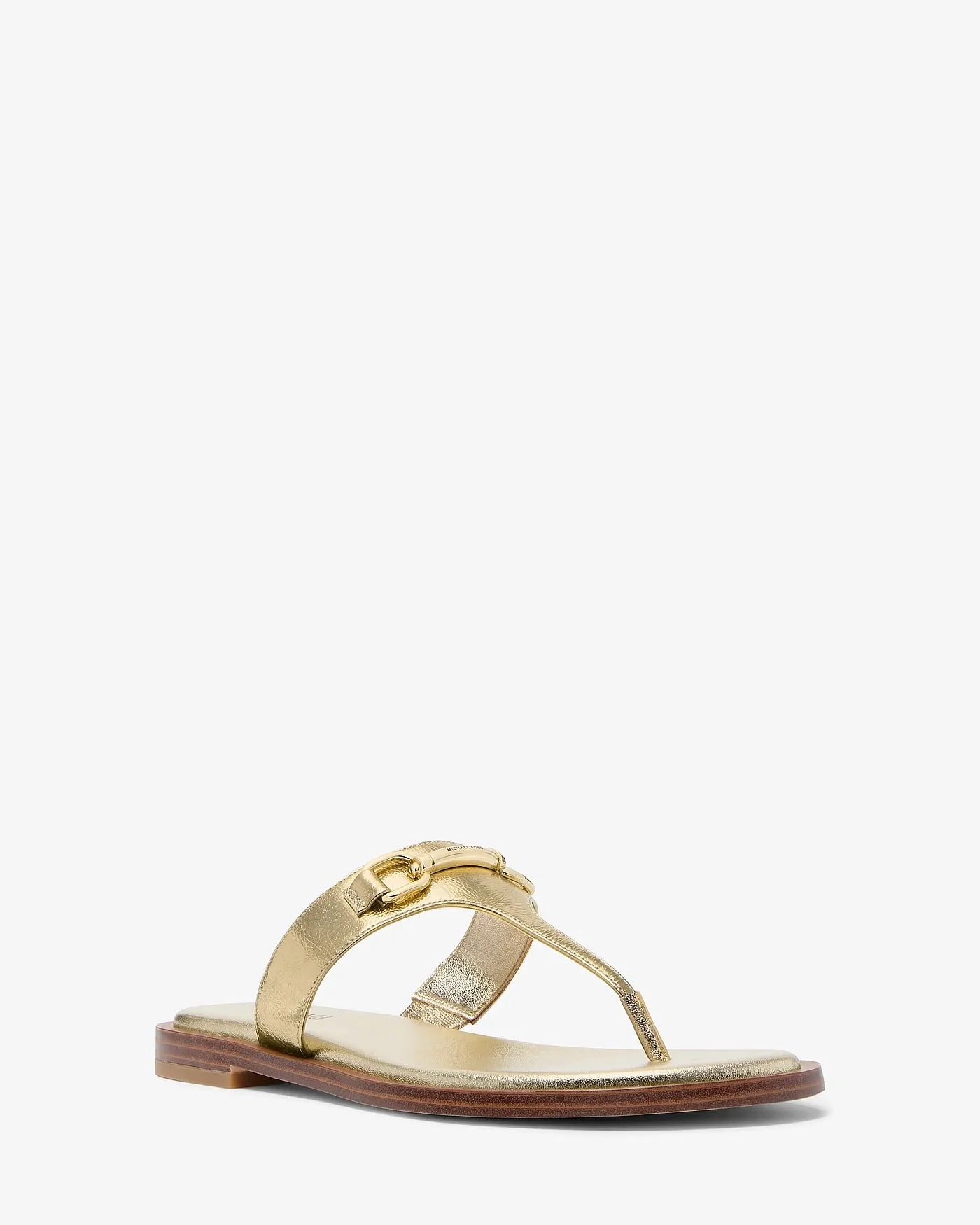 Michael Kors Carson — сандалии из металлизированной кожи с эффектом кракелюр — 1