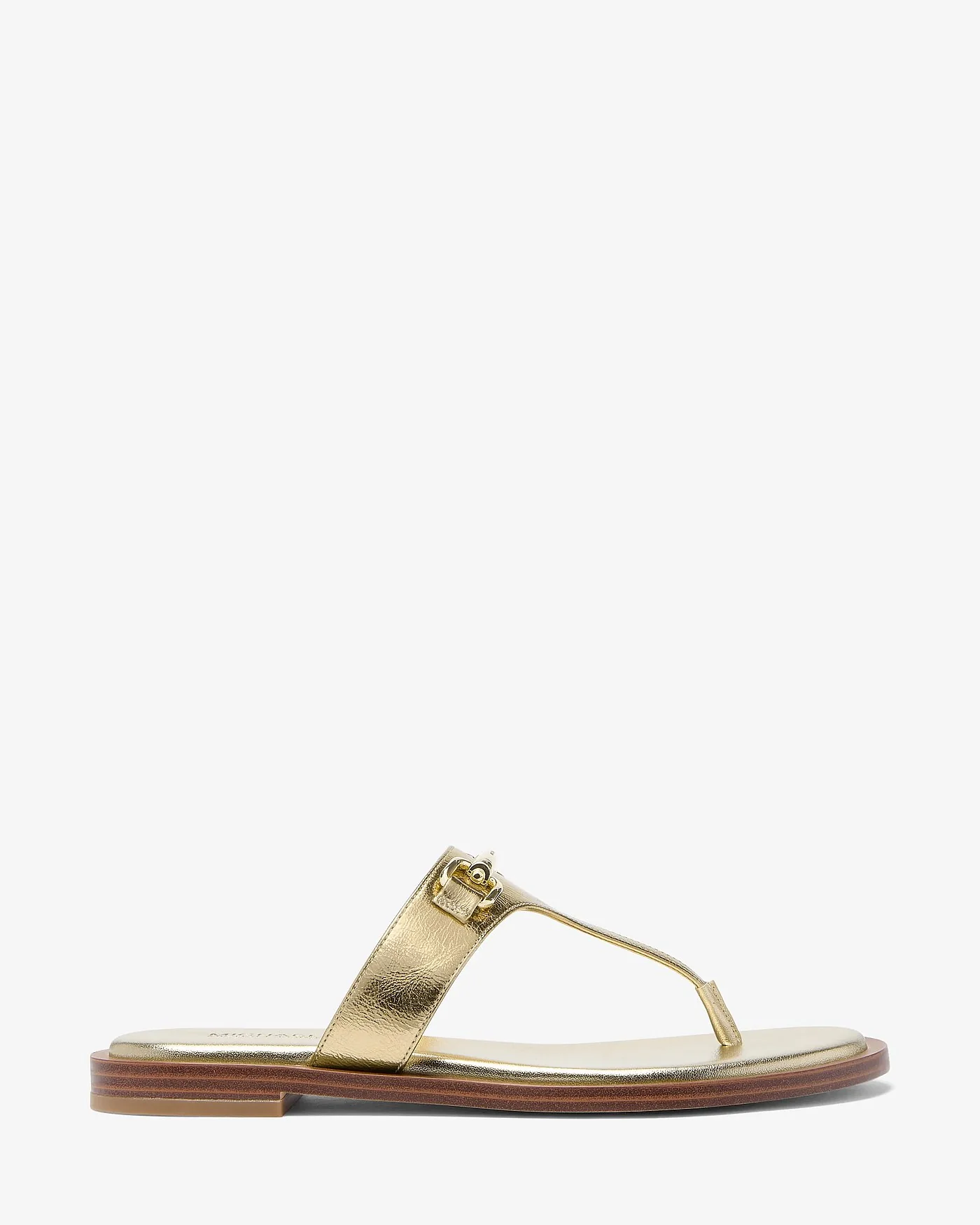 Michael Kors Carson — сандалии из металлизированной кожи с эффектом кракелюр — 2