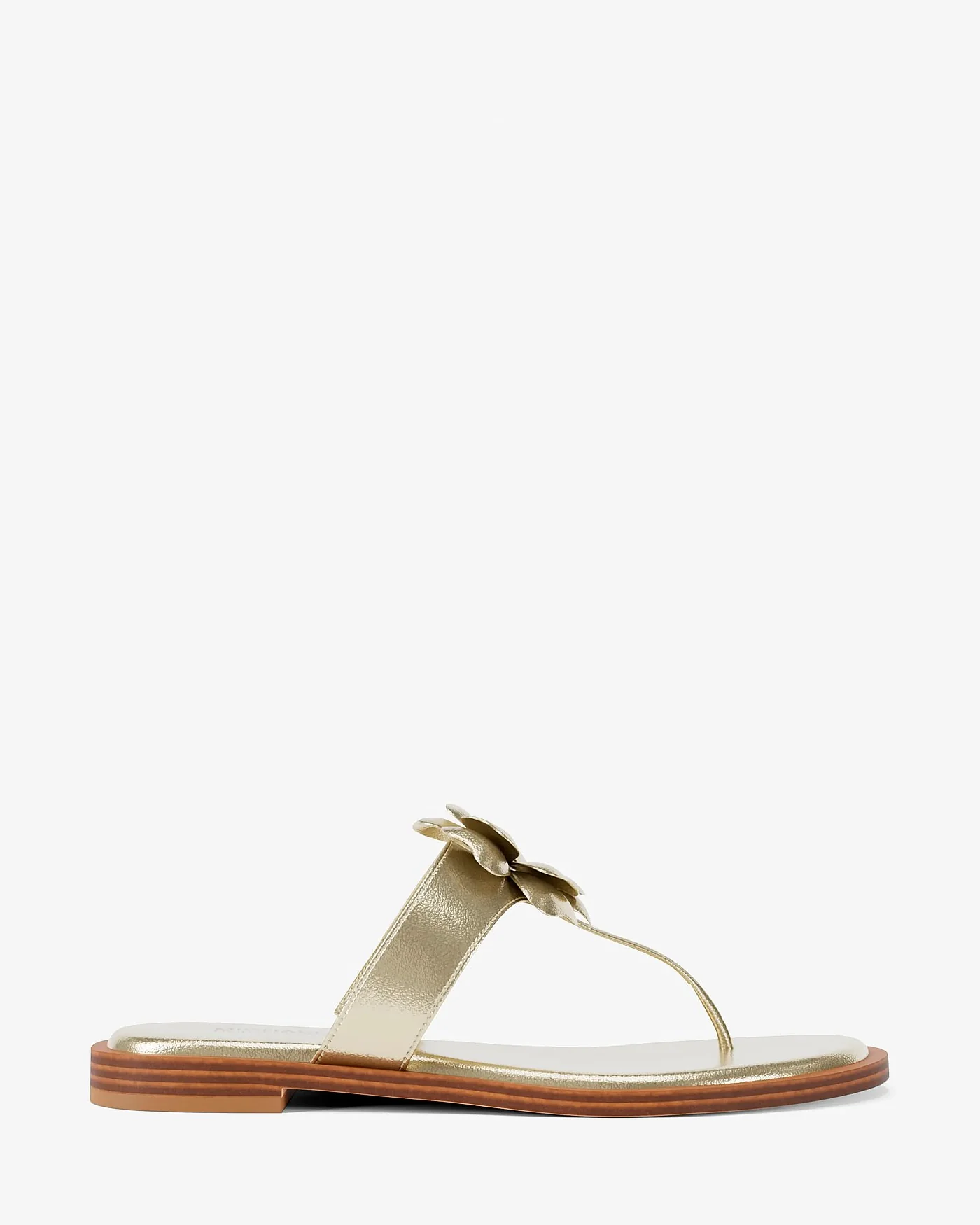 Michael Kors Callie — сандалии из металлизированного полиуретана с декором — 2