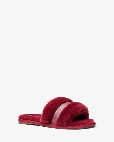 Шлёпанцы Michael Kors Alexis из искусственного меха