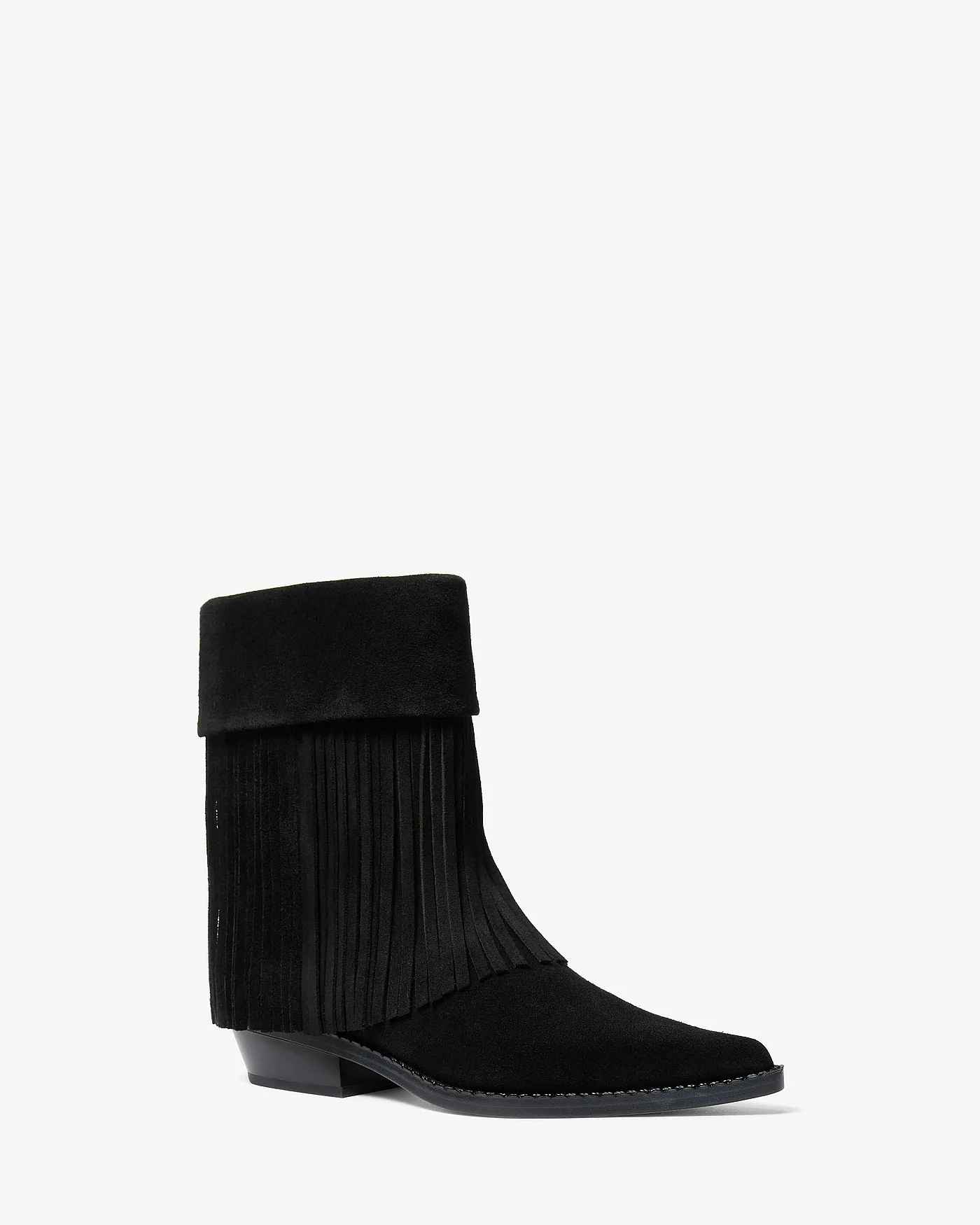 Ботинки Michael Kors Nash из замши с бахромой — 1