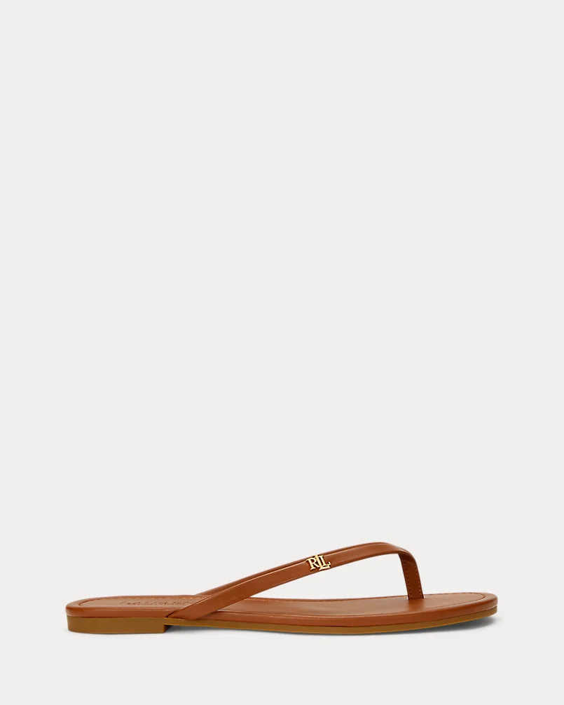Кожаные вьетнамки Ralph Lauren Raquel — 1