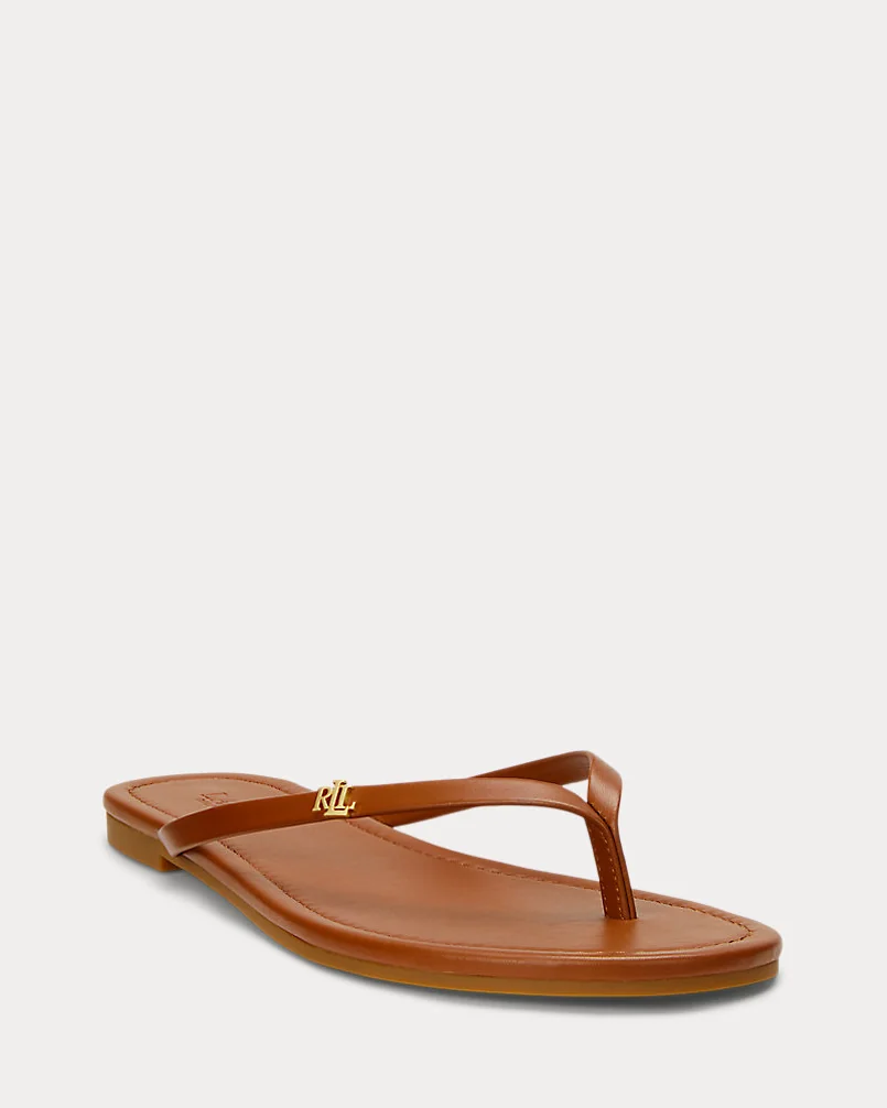 Кожаные вьетнамки Ralph Lauren Raquel — 2