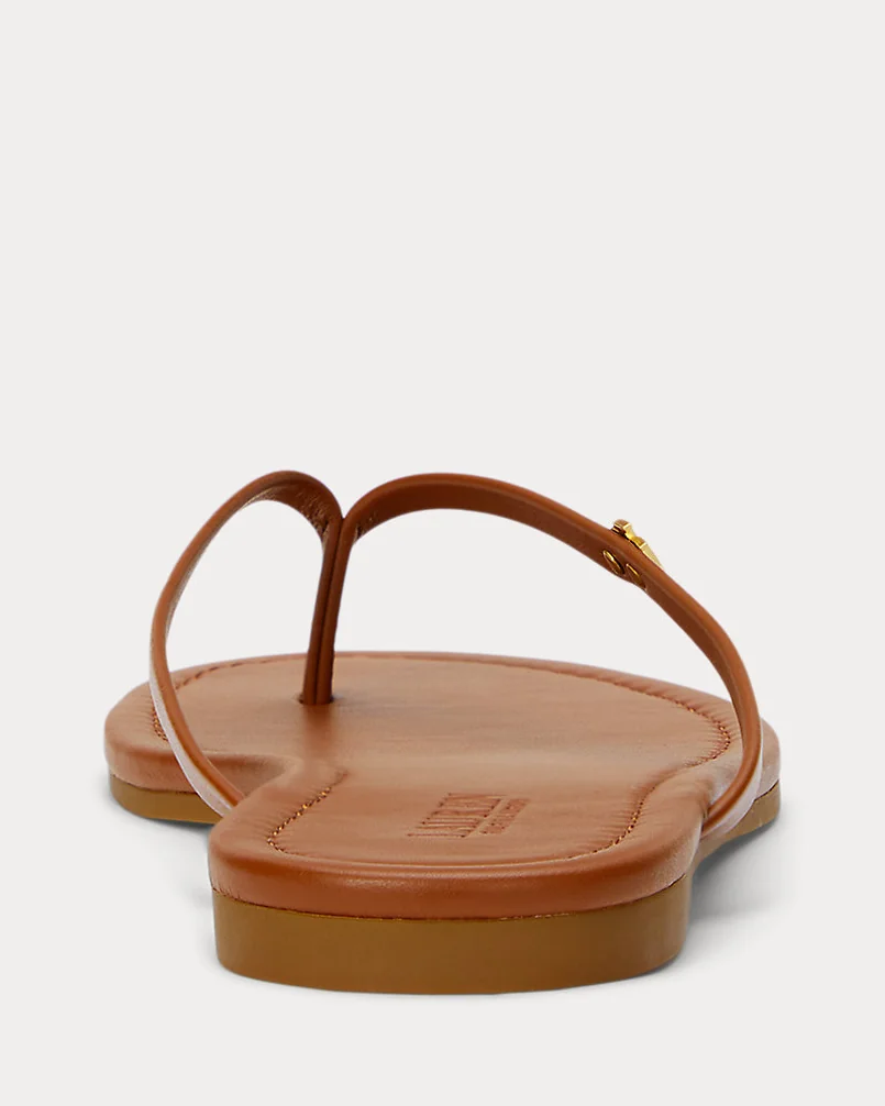 Кожаные вьетнамки Ralph Lauren Raquel — 3
