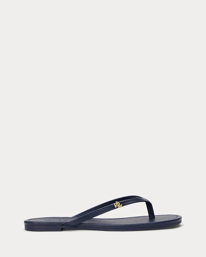 Кожаные вьетнамки Ralph Lauren Raquel — 1