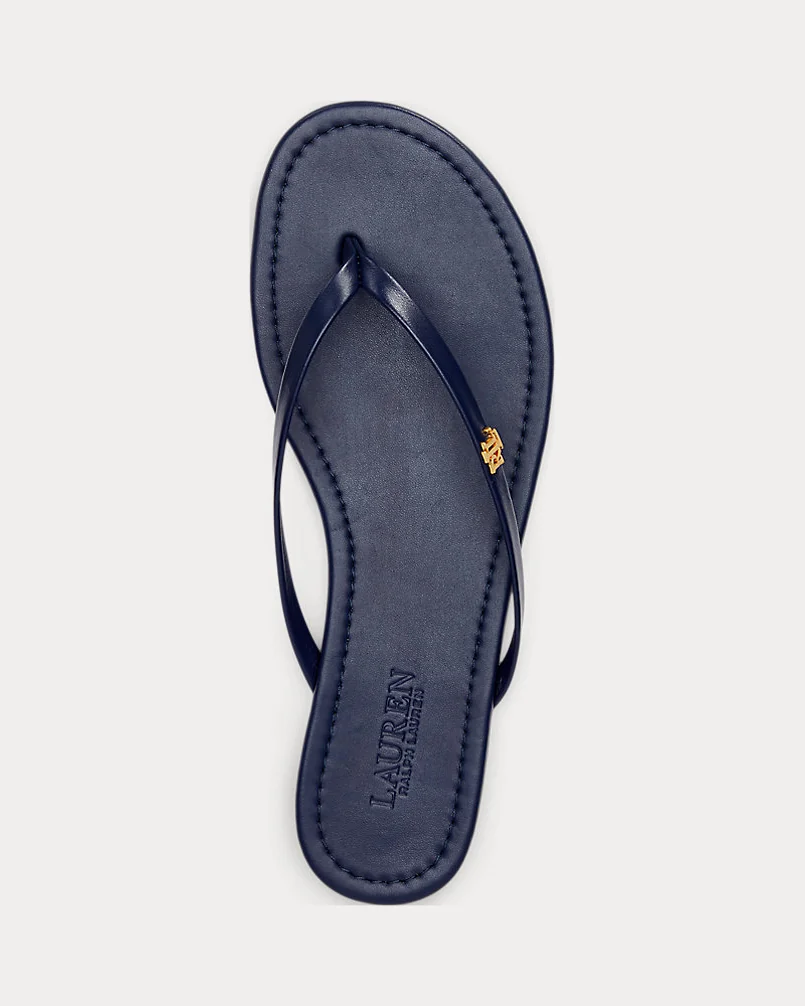Кожаные вьетнамки Ralph Lauren Raquel — 4
