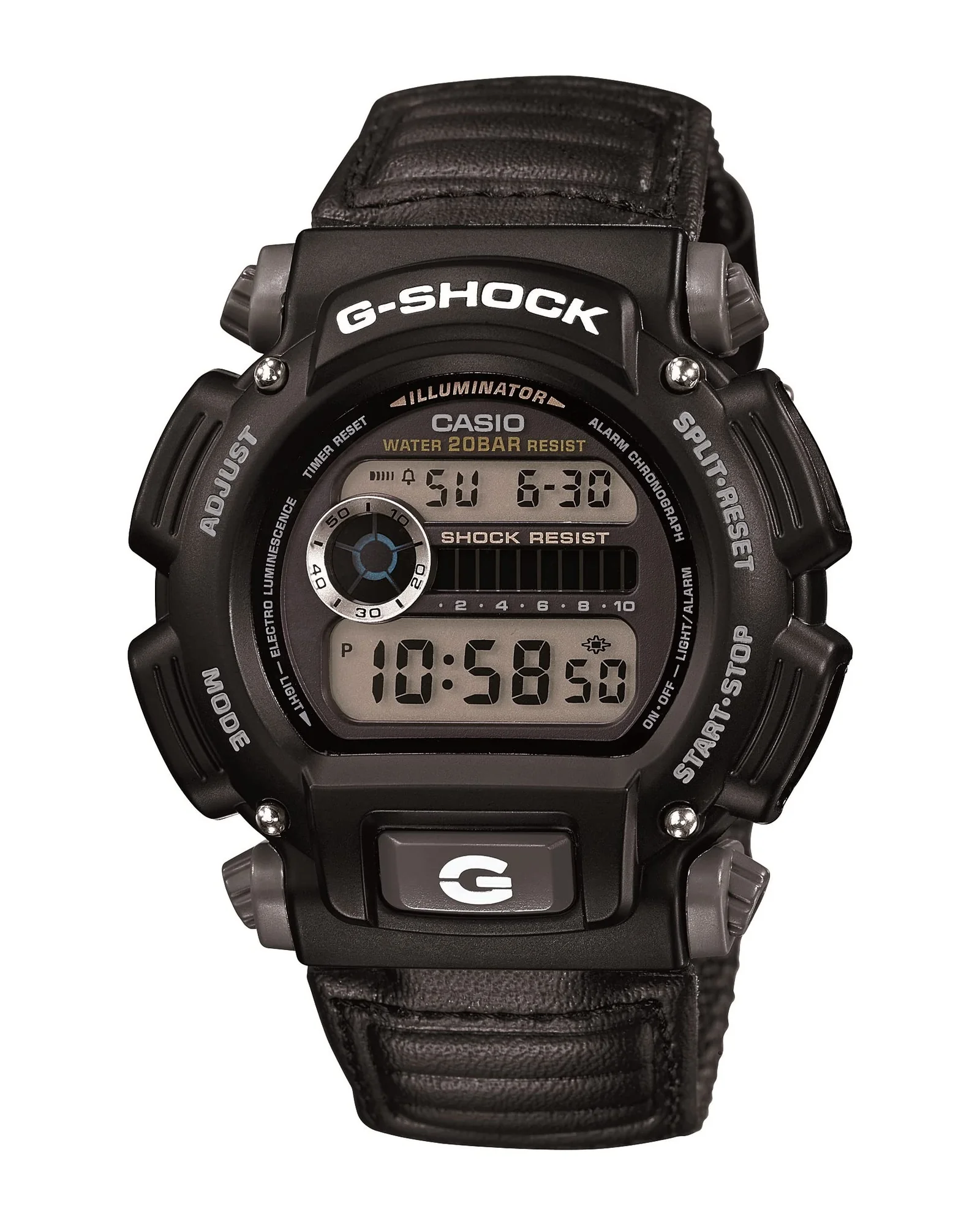 Casio G-Shock DW9052 — мужские цифровые часы с ударозащитой — черный