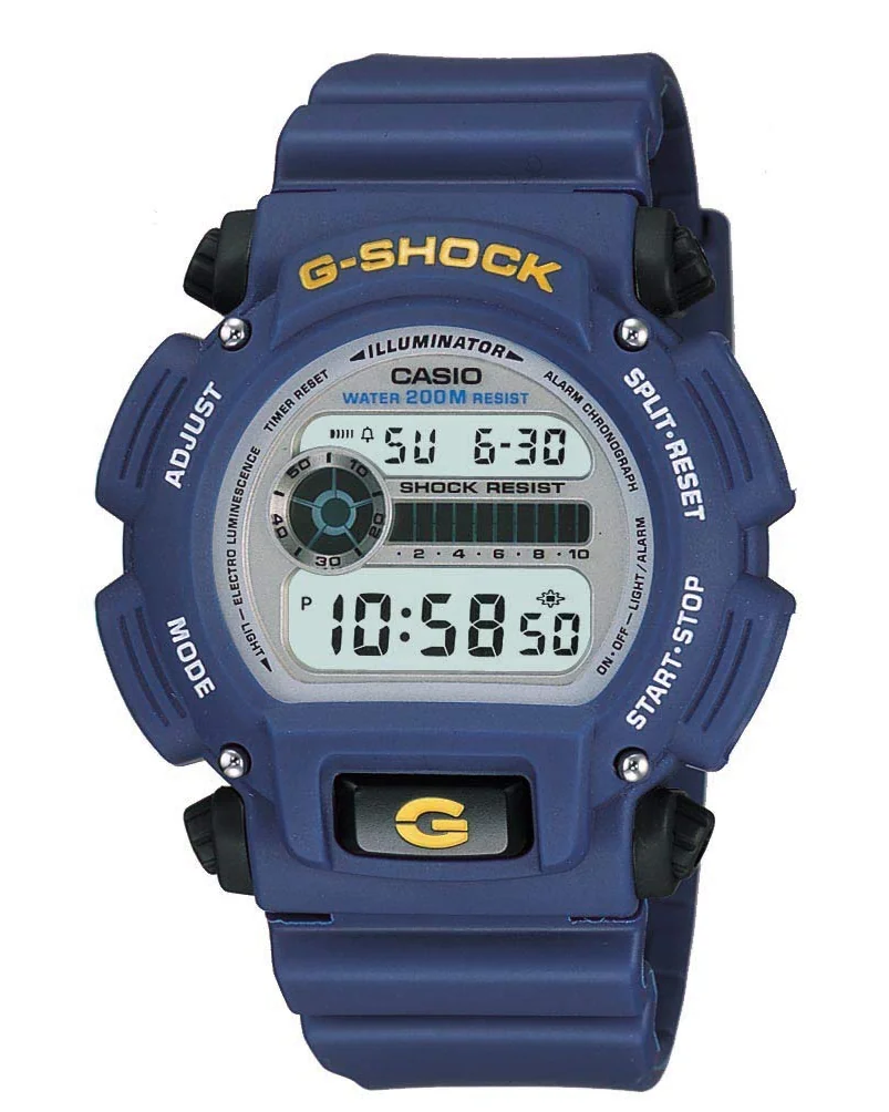 Casio G-Shock DW9052 — мужские цифровые часы с ударозащитой — черный