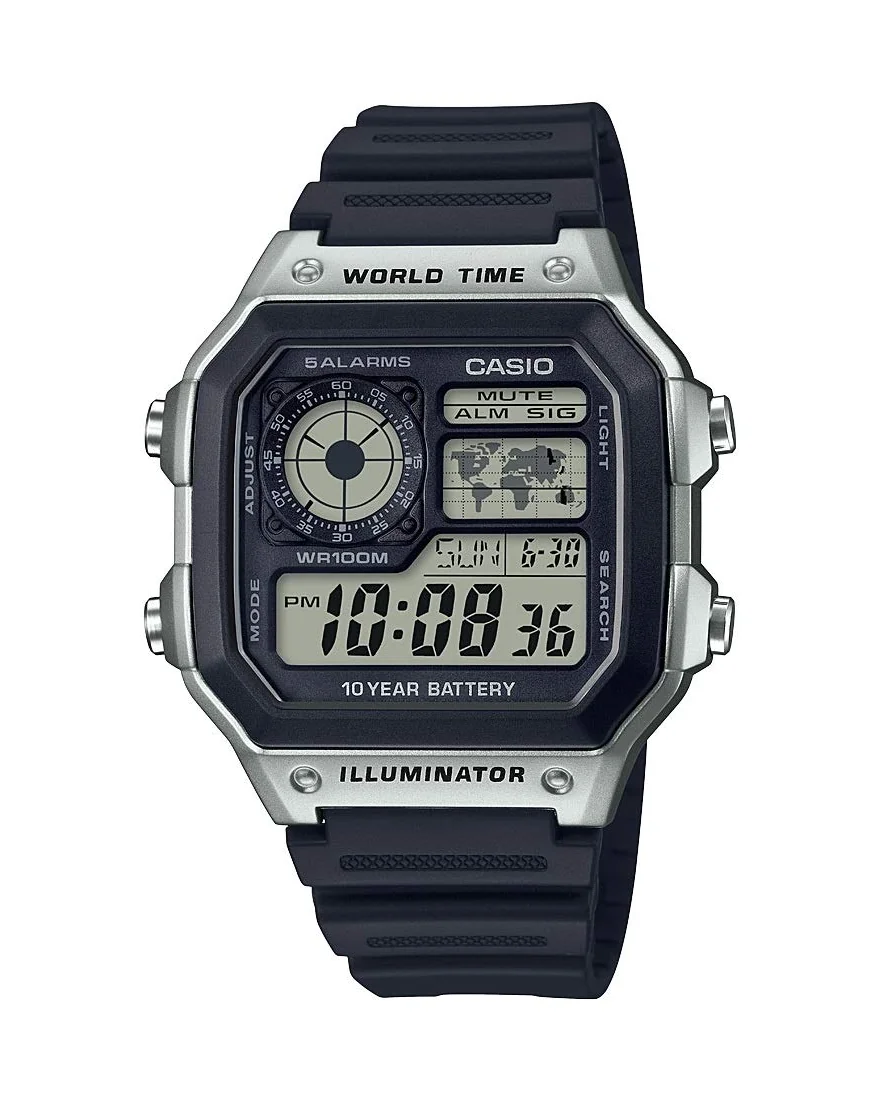 Casio AE1200WH, мужские цифровые часы — 1