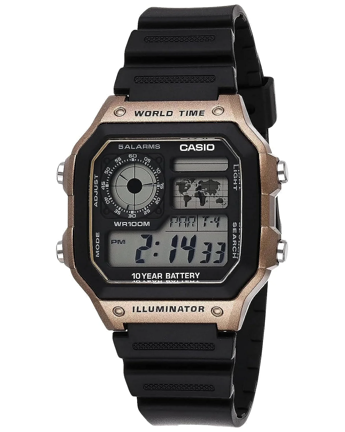 Casio AE1200WH, мужские цифровые часы — 1
