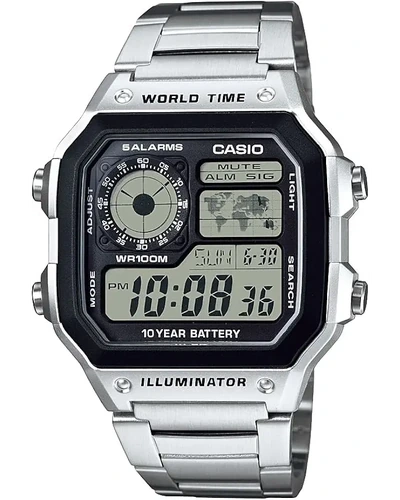 Casio AE1200WH, мужские цифровые часы