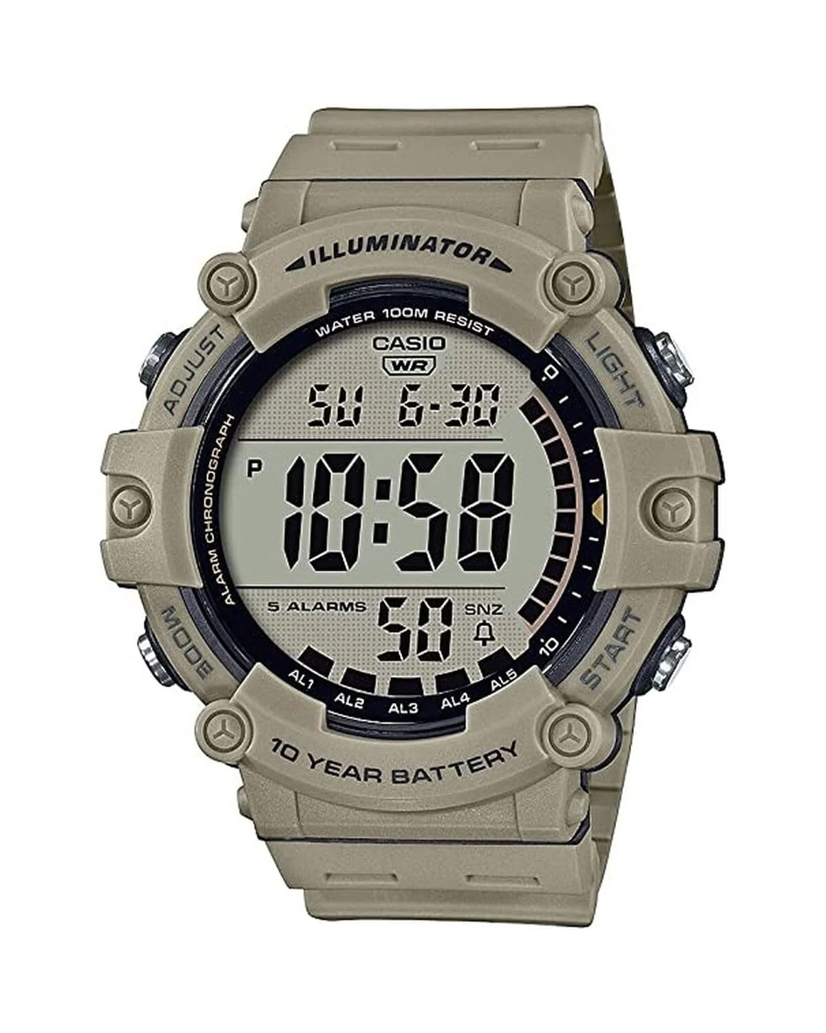 Casio Illuminator AE1500WH мужские цифровые часы — 1