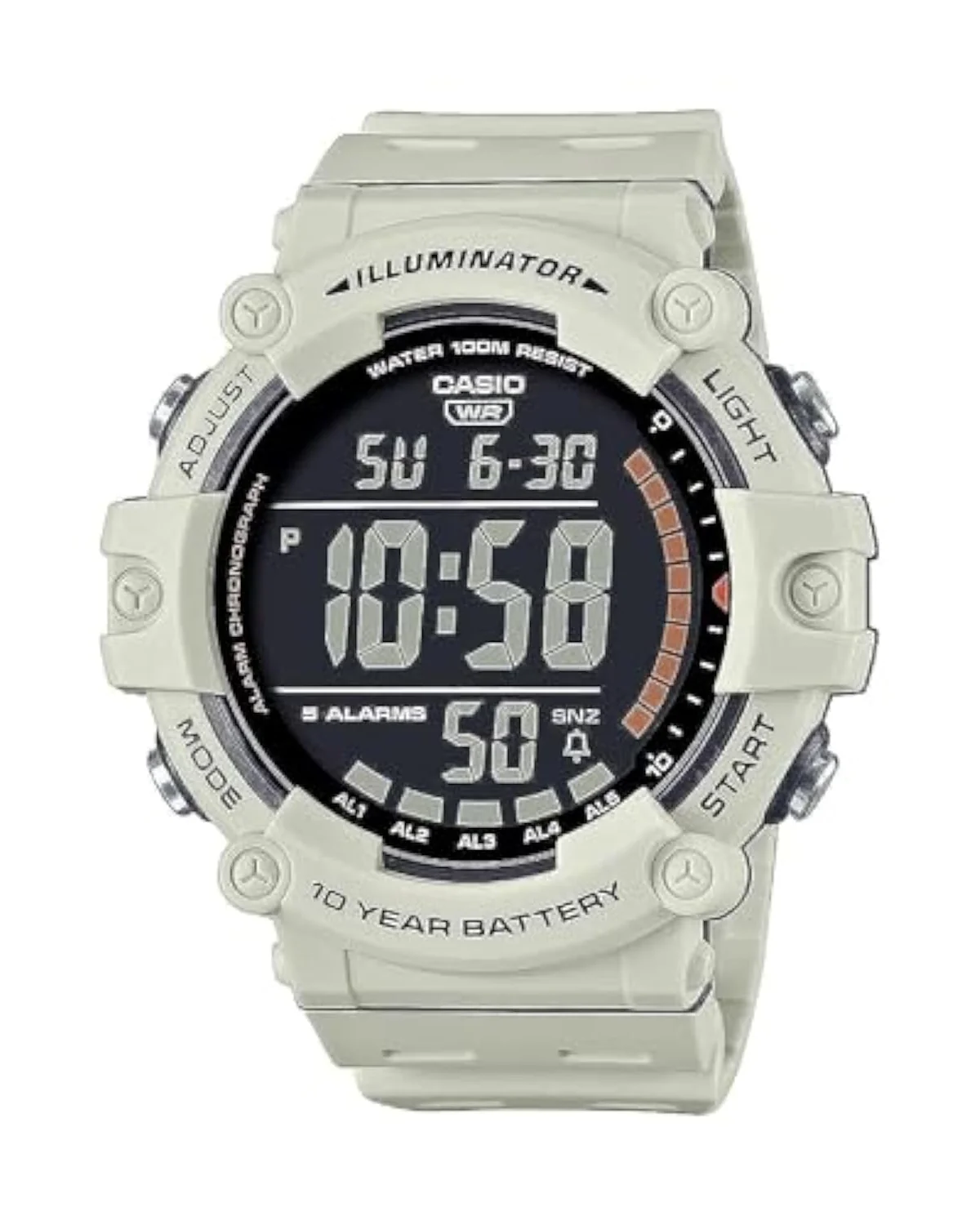 Casio Illuminator AE1500WH мужские цифровые часы — 1