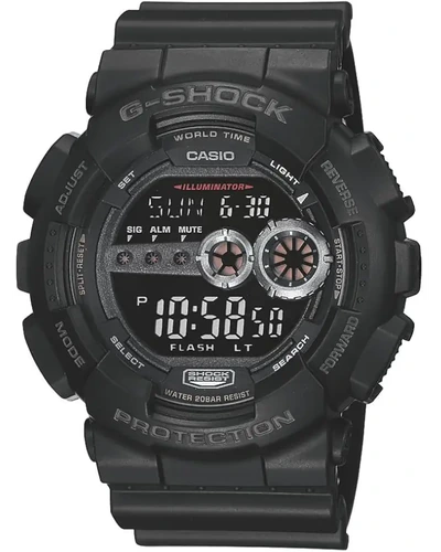 Casio G-Shock GD100-1B мужские спортивные часы черные