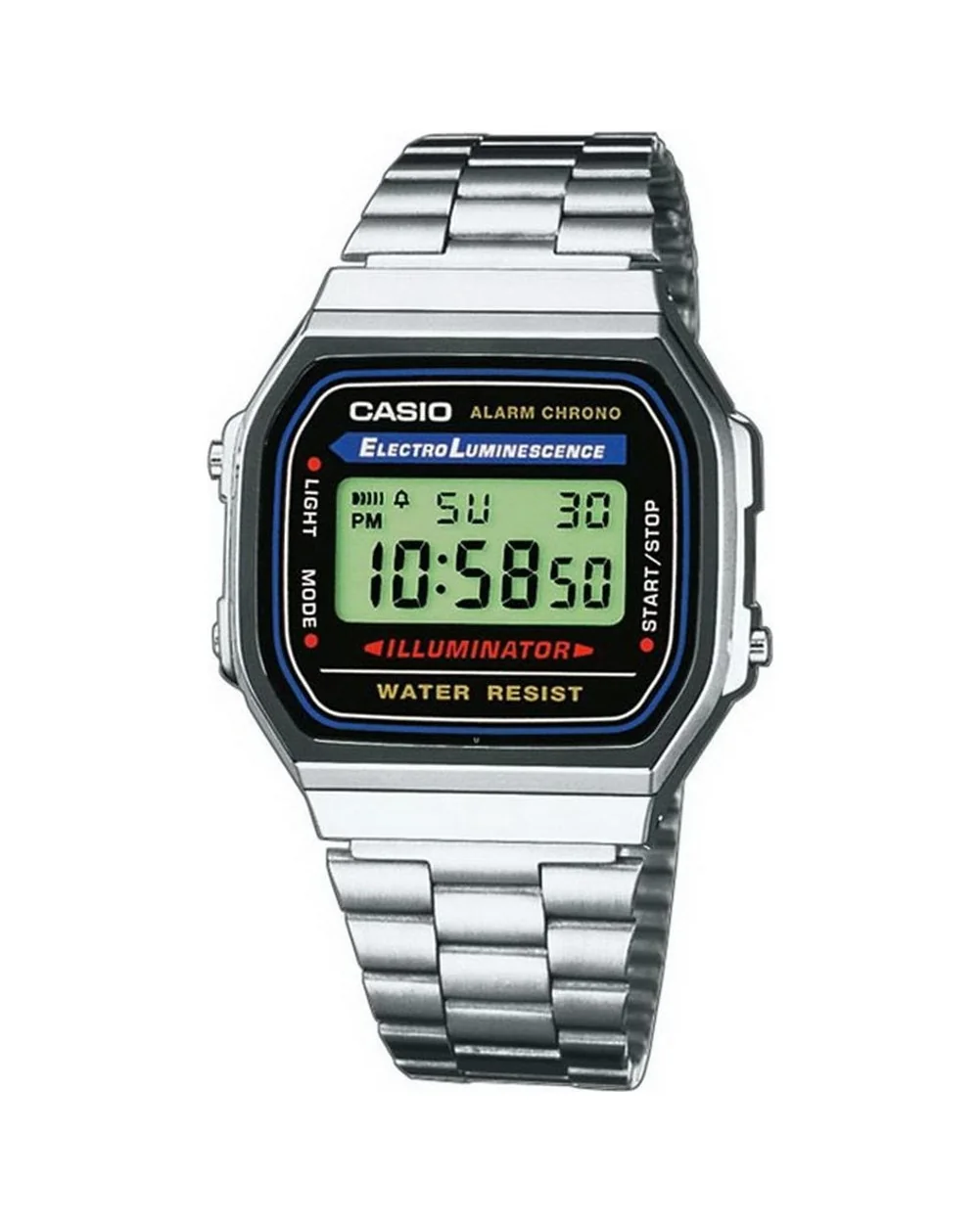 Casio Collection A168WA Наручные часы — серебристый