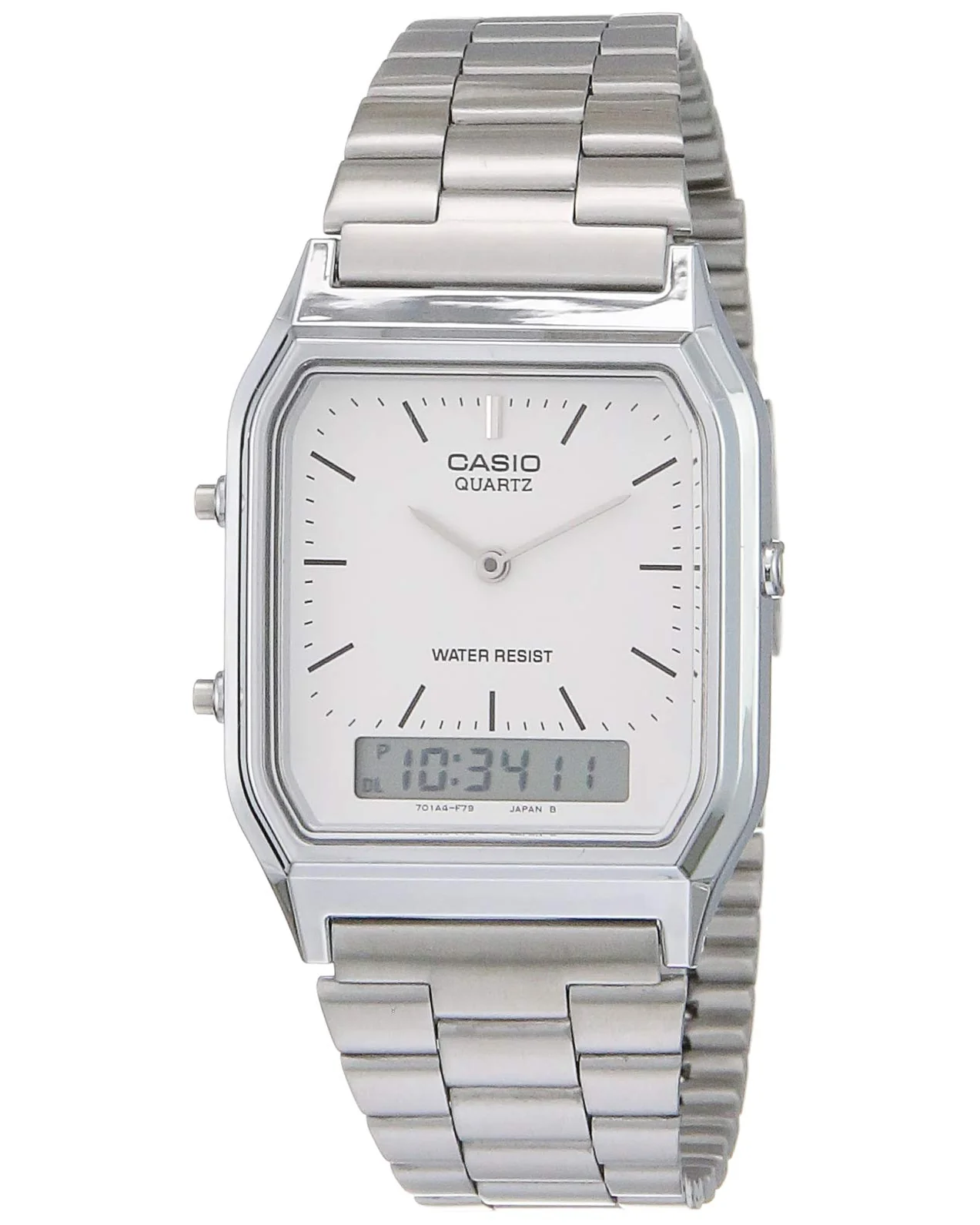 Casio AQ230A7D мужские часы серебристые — 1