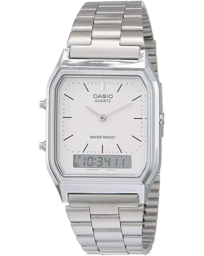 Casio AQ230A7D мужские часы серебристые