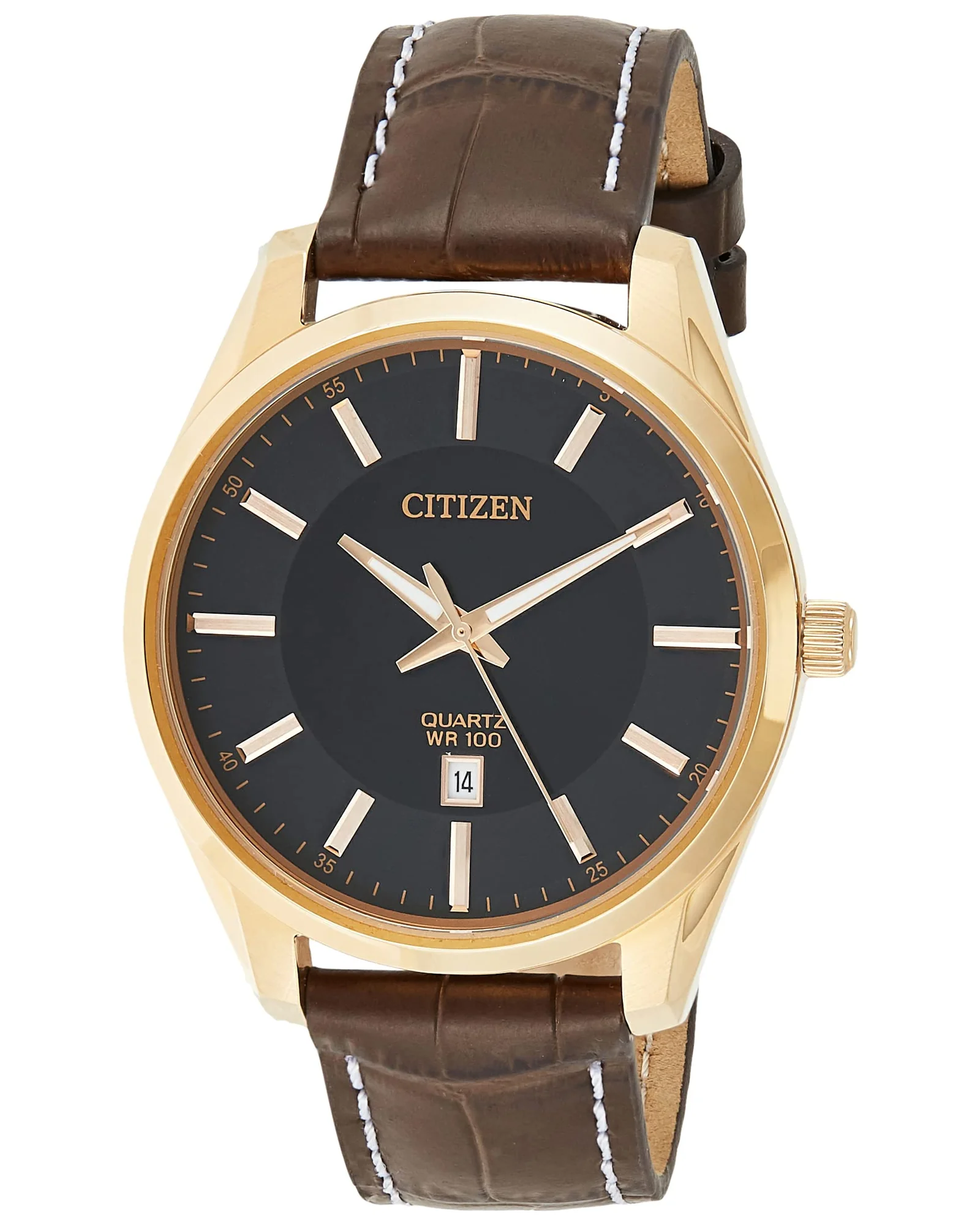Citizen Quartz — классические мужские часы — золотистый