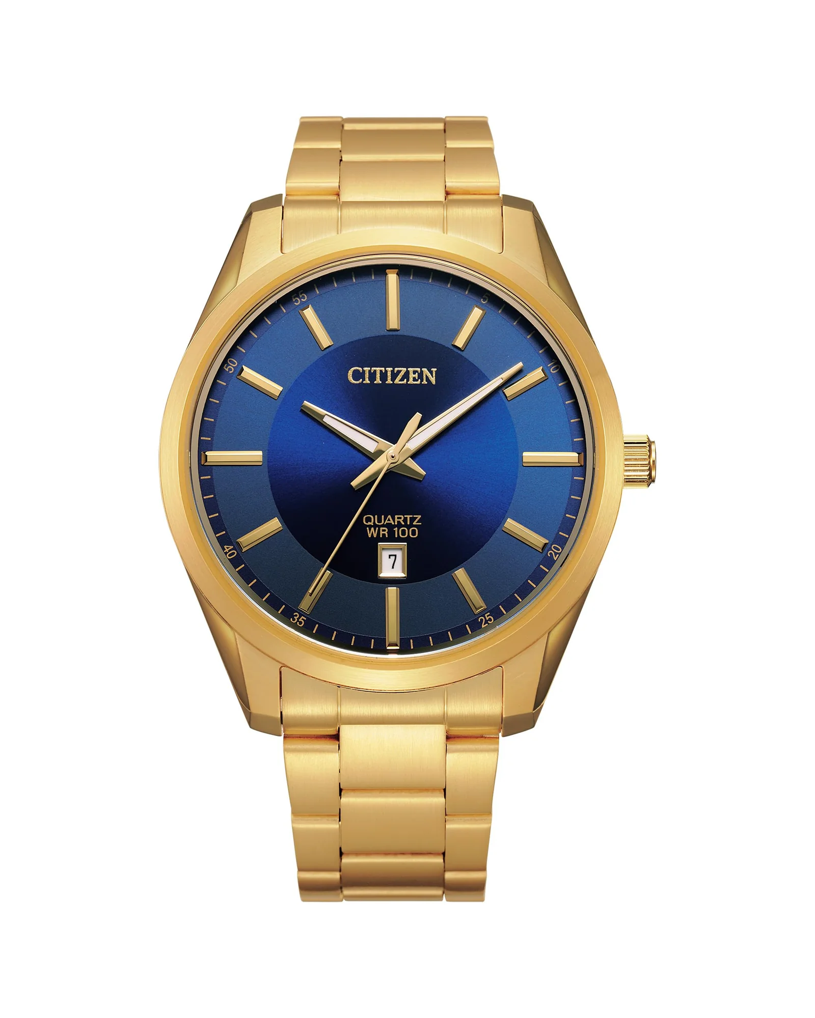 Citizen Quartz — классические мужские часы — золотистый