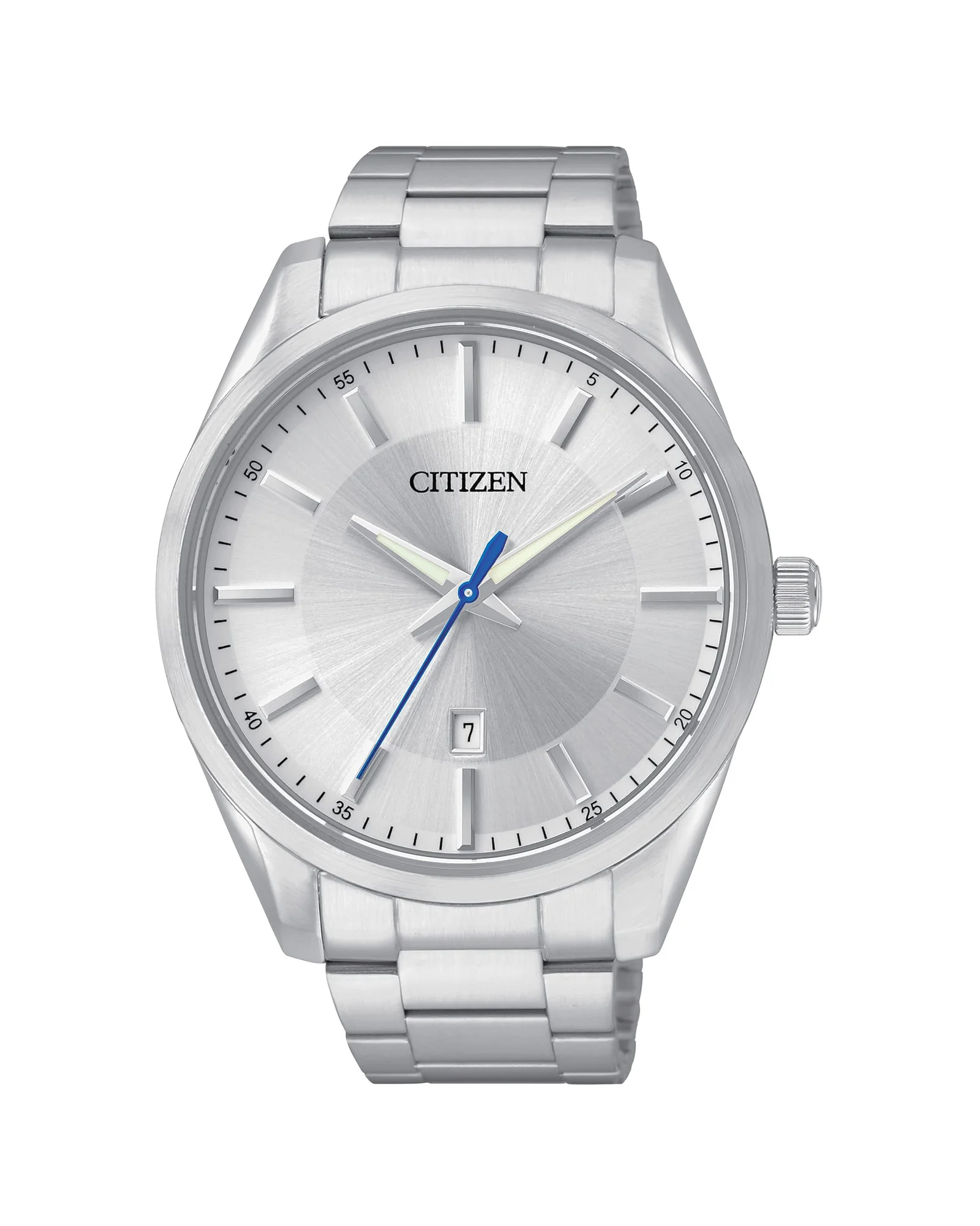 Citizen Quartz мужские часы, нержавеющая сталь — серебристый