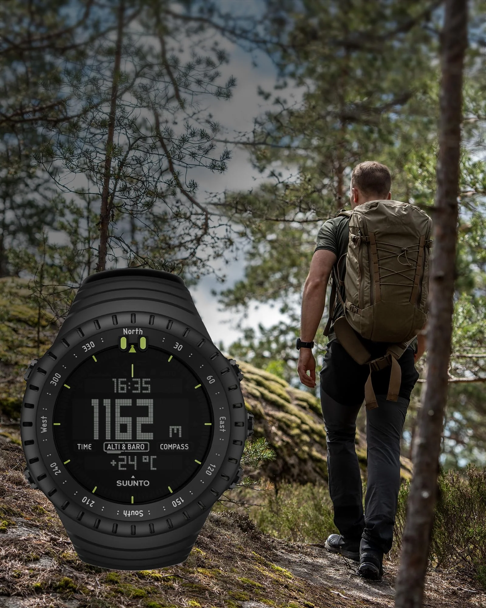 SUUNTO Core Classic - спортивные часы для мужчин с компасом и высотомером — 5