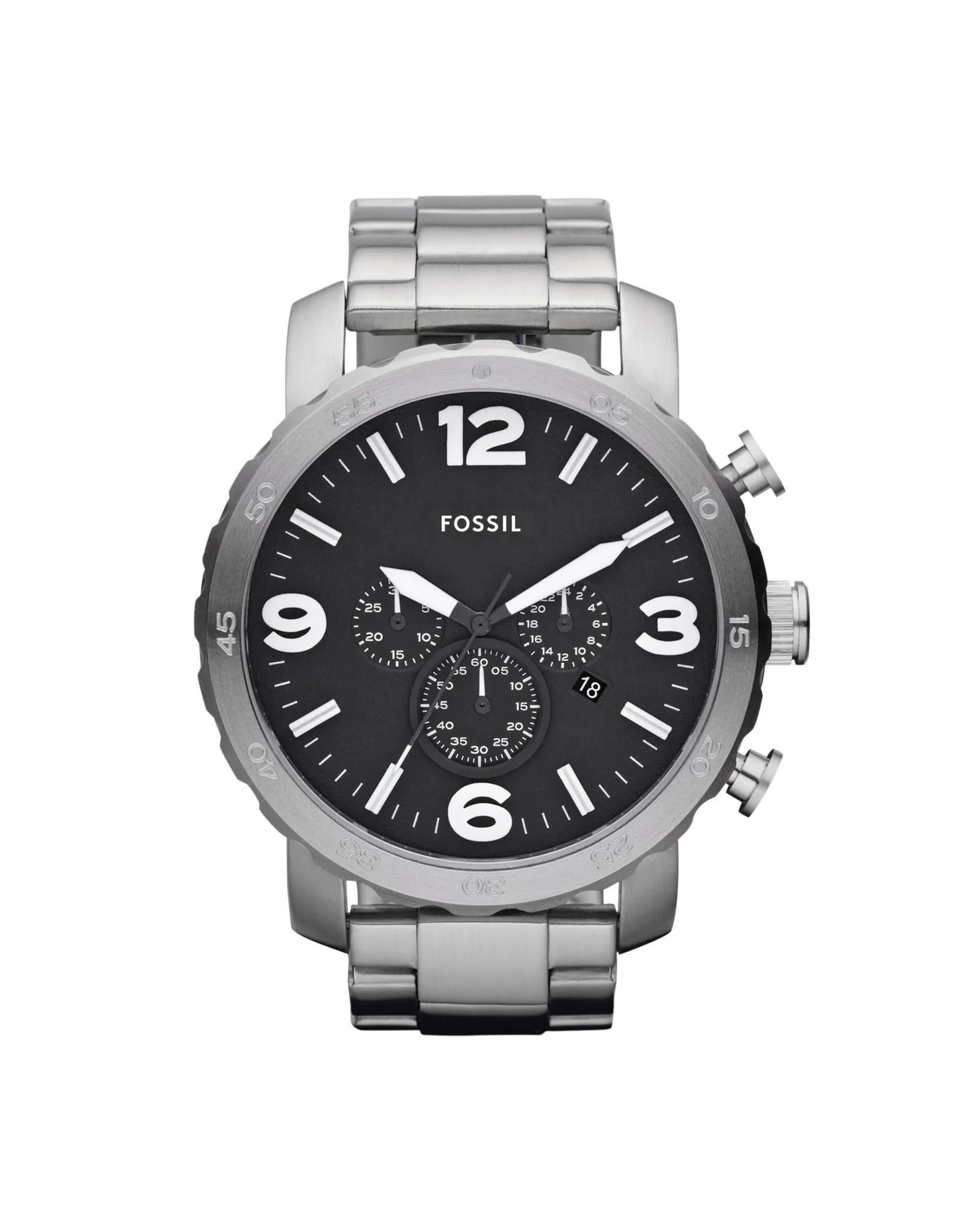 Fossil Men's Nate Quartz Watch мужские часы — серый
