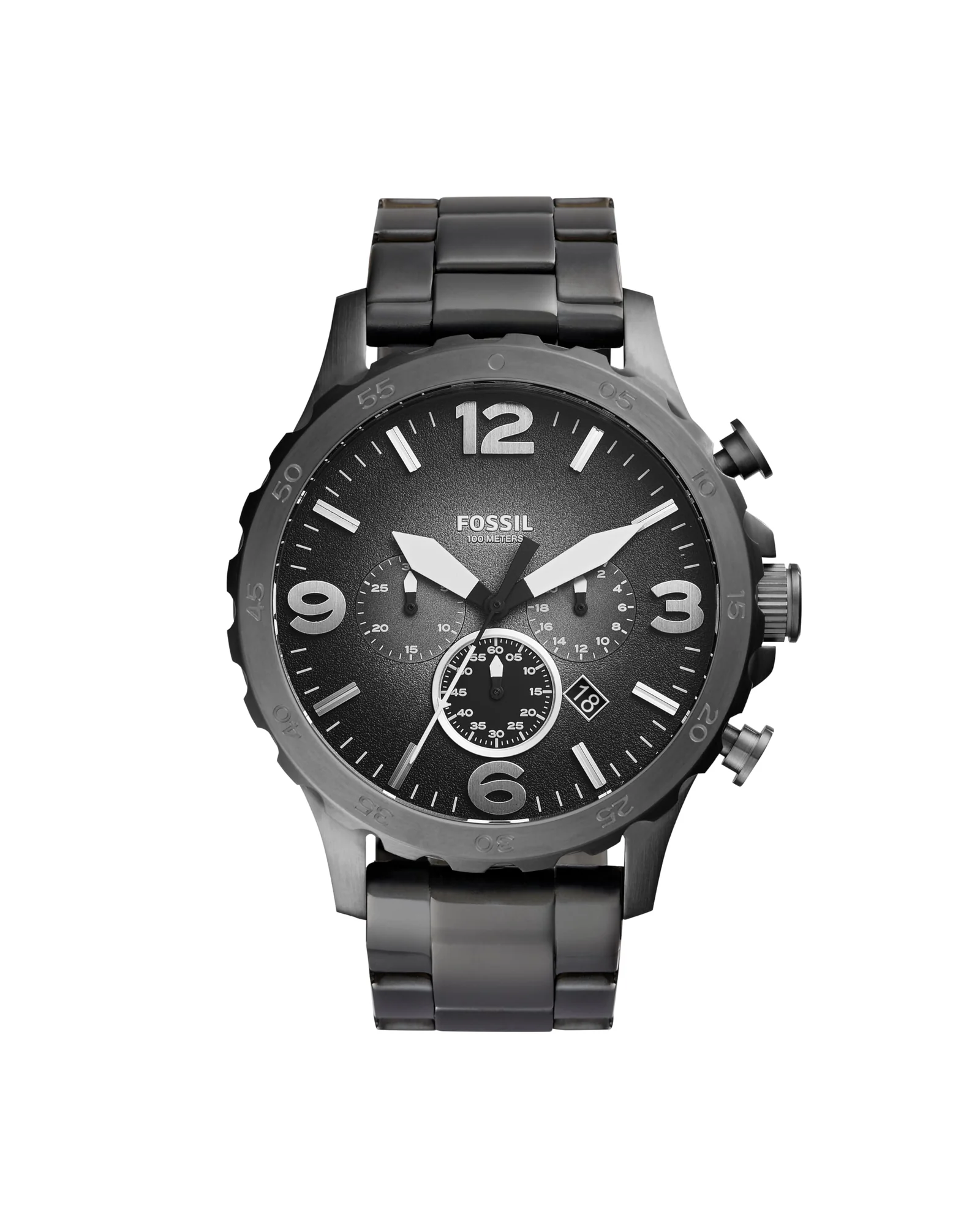 Fossil Men's Nate Quartz Watch мужские часы — серый